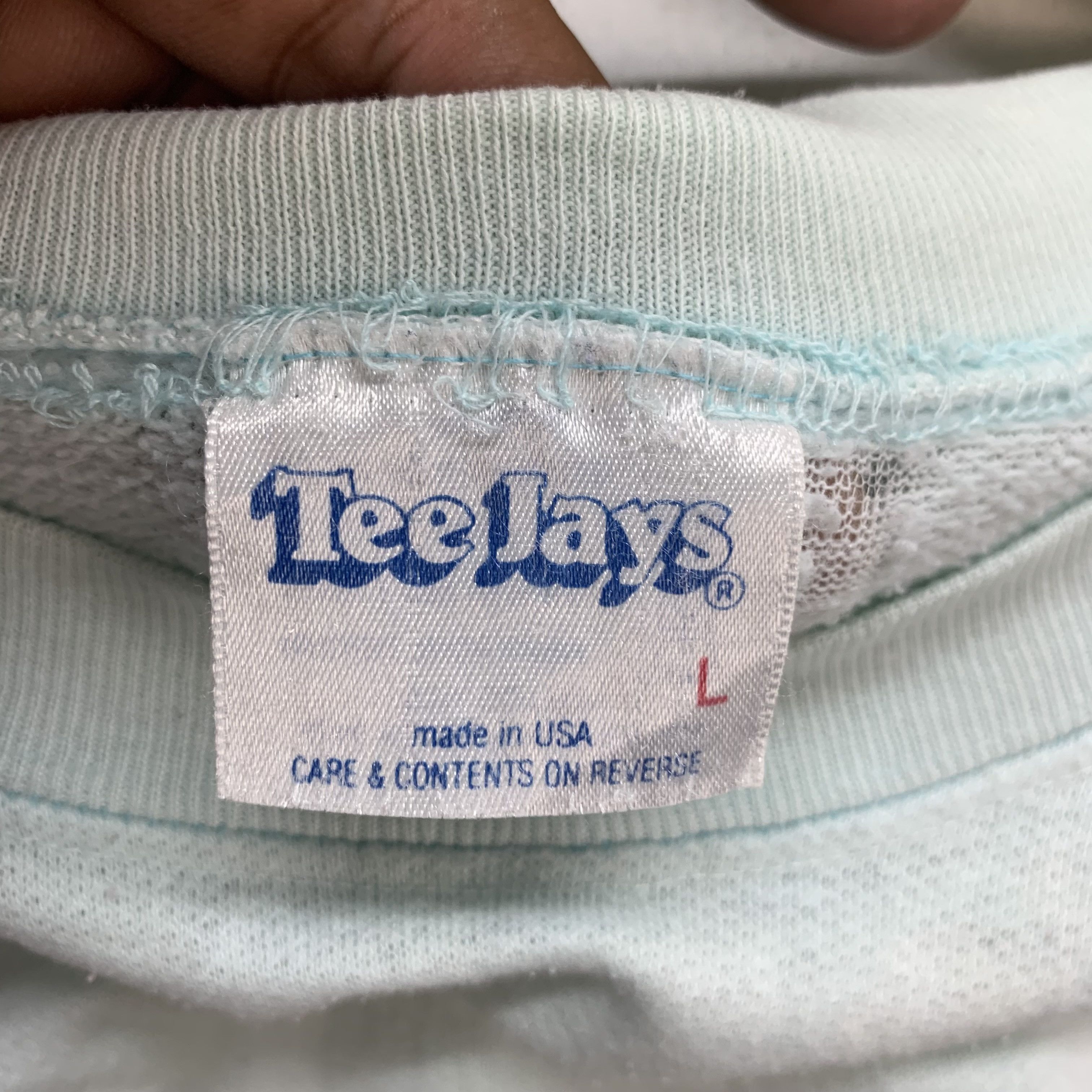 Vintage Vintage 1987 Tee Jays Washington Sweatshirts #3733-130 Size US L / EU 52-54 / 3 - 9 Thumbnail