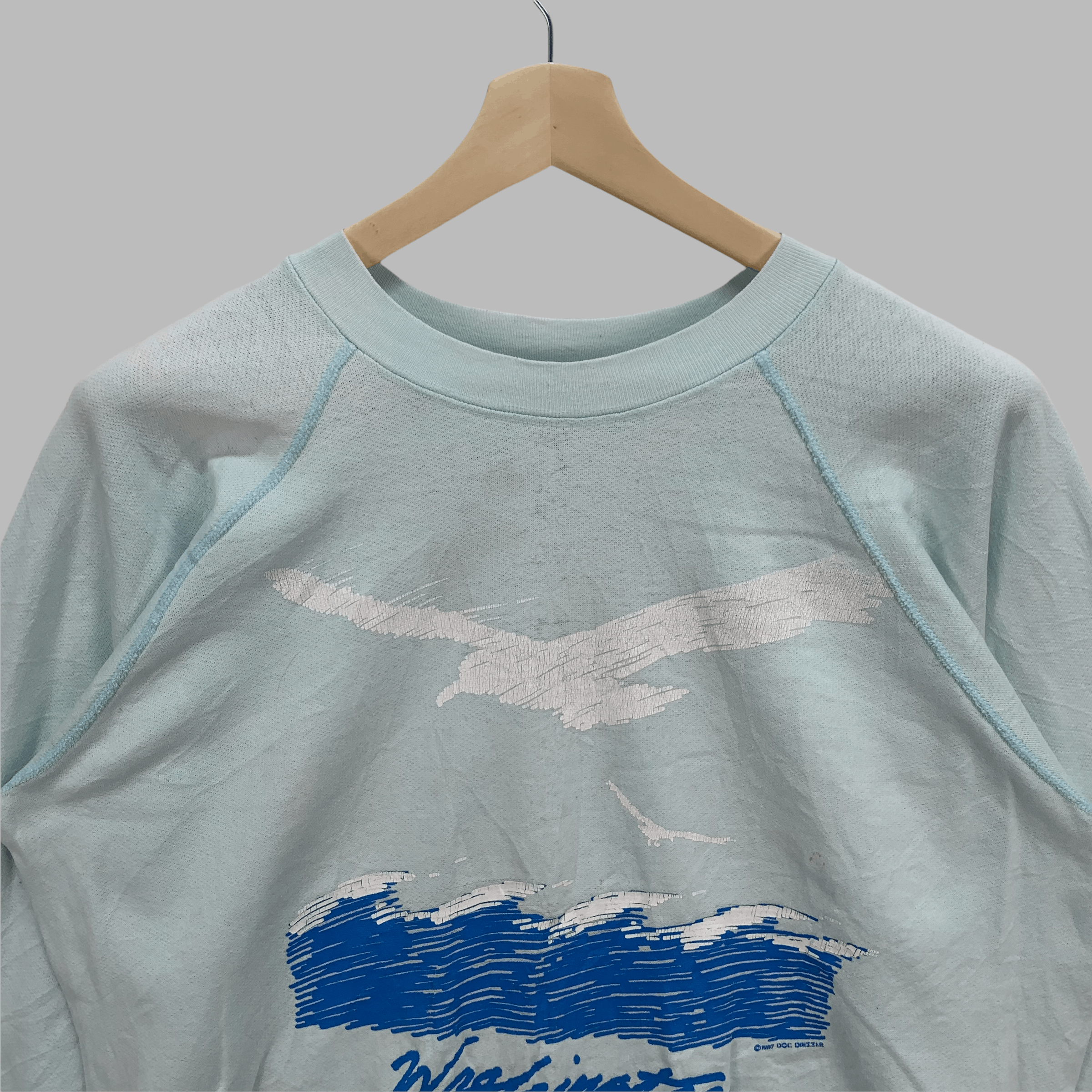 Vintage Vintage 1987 Tee Jays Washington Sweatshirts #3733-130 Size US L / EU 52-54 / 3 - 2 Thumbnail