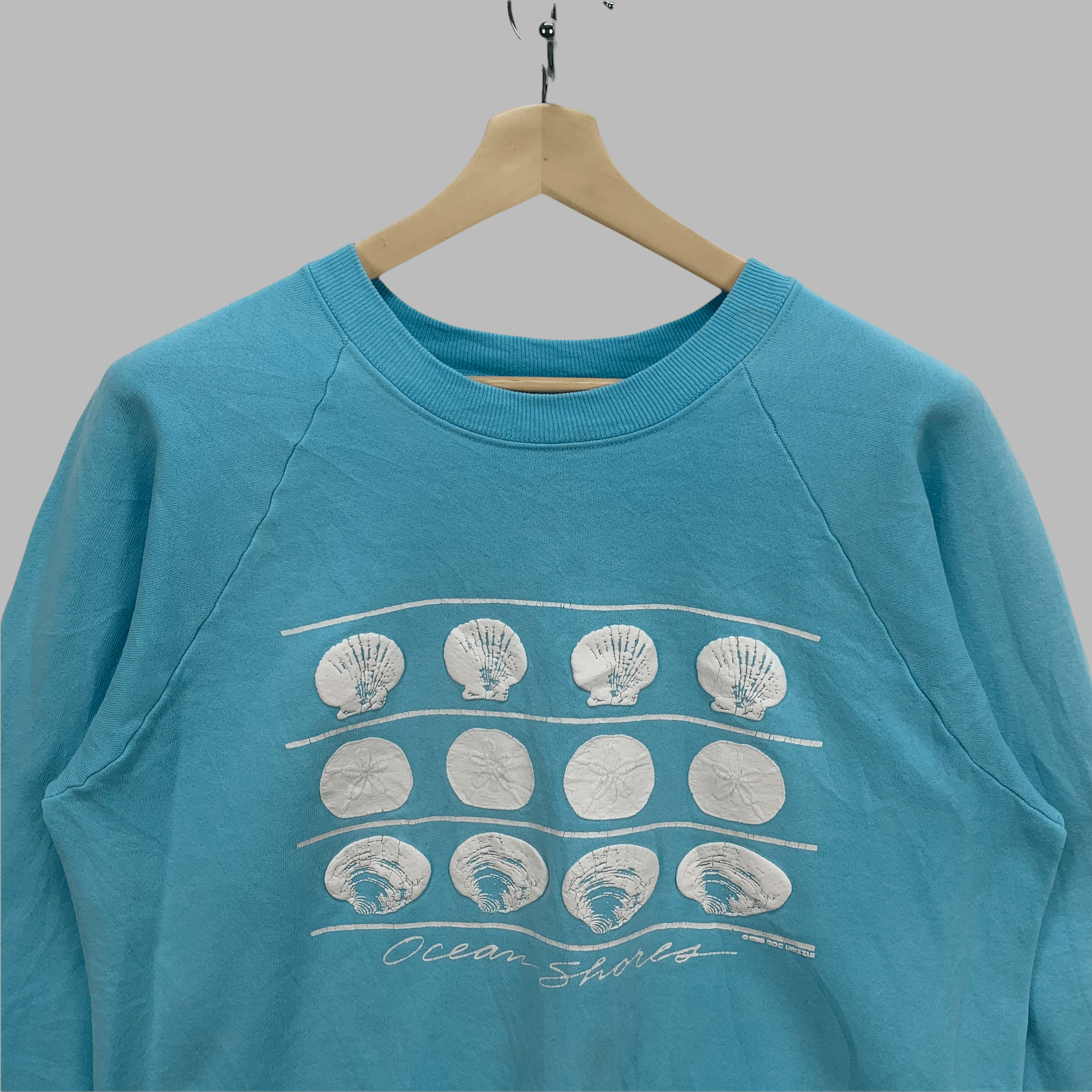Fruit Of The Loom 88's Ocean Shores Shells Sweatshirts #3732-130 Size US XL / EU 56 / 4 - 2 Thumbnail