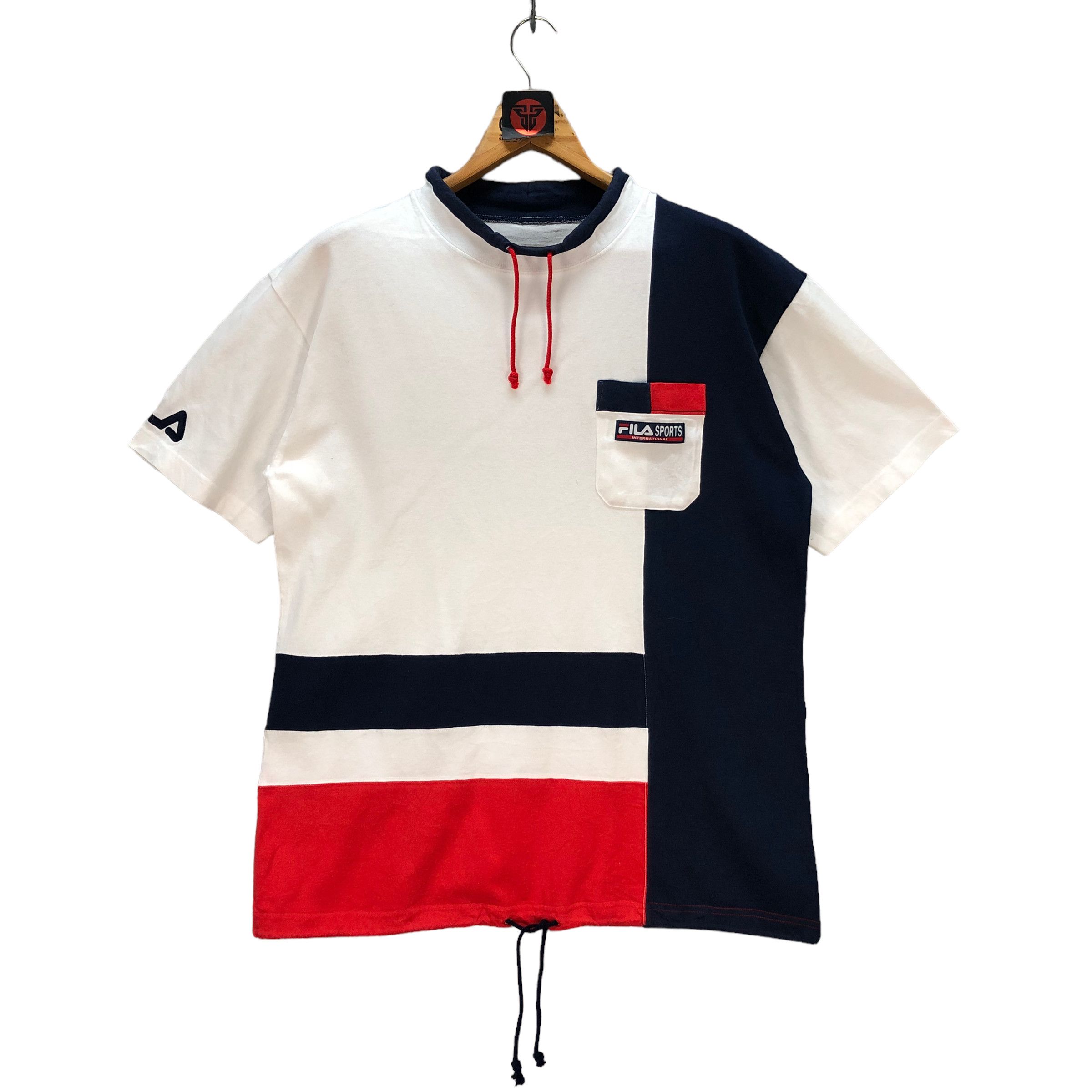 Fila FILA SPORTS COLORBLOCK SHORT SLEEVE JUMPER SWEATER #6990-104 Size US M / EU 48-50 / 2 - 1 Thumbnail