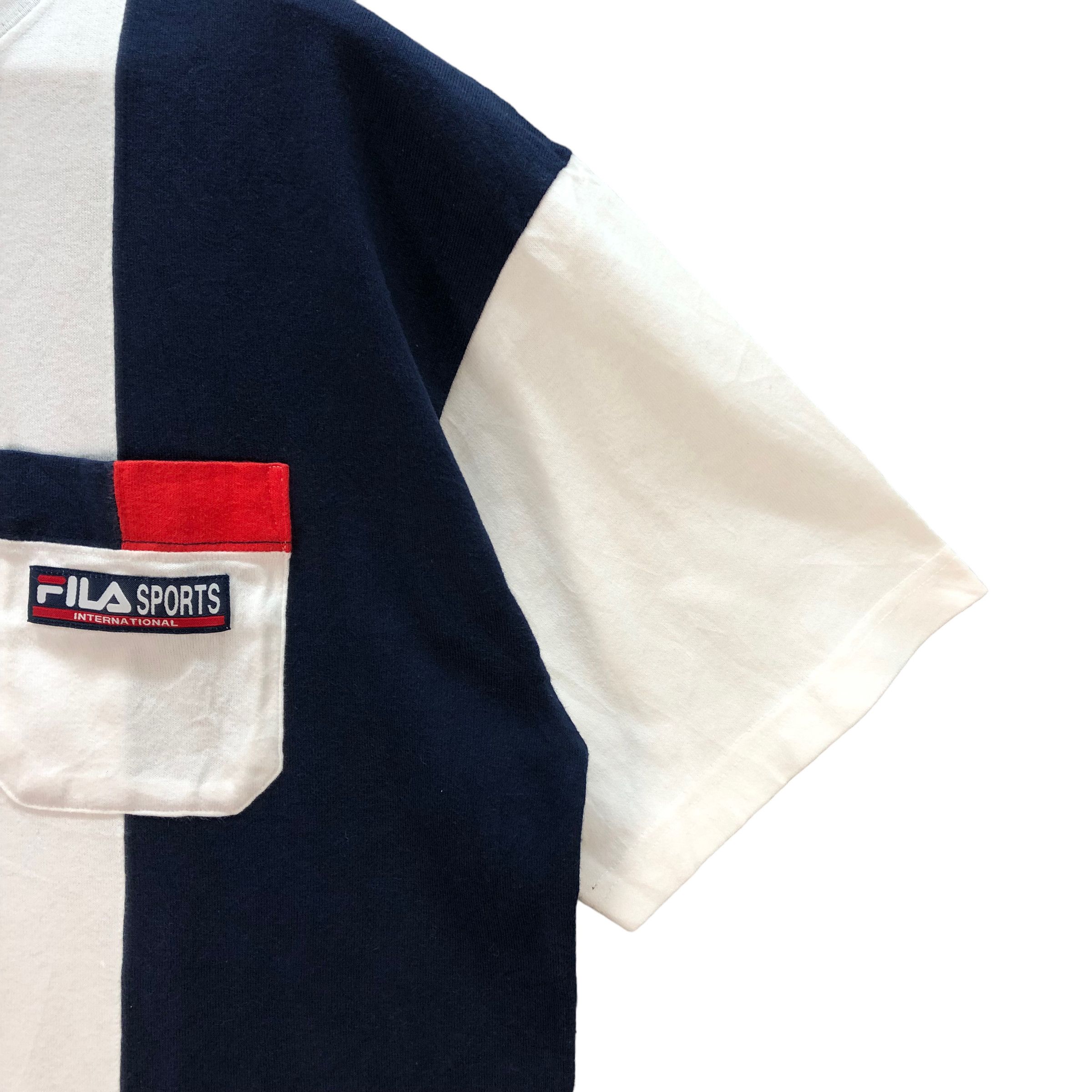 Fila FILA SPORTS COLORBLOCK SHORT SLEEVE JUMPER SWEATER #6990-104 Size US M / EU 48-50 / 2 - 7 Thumbnail