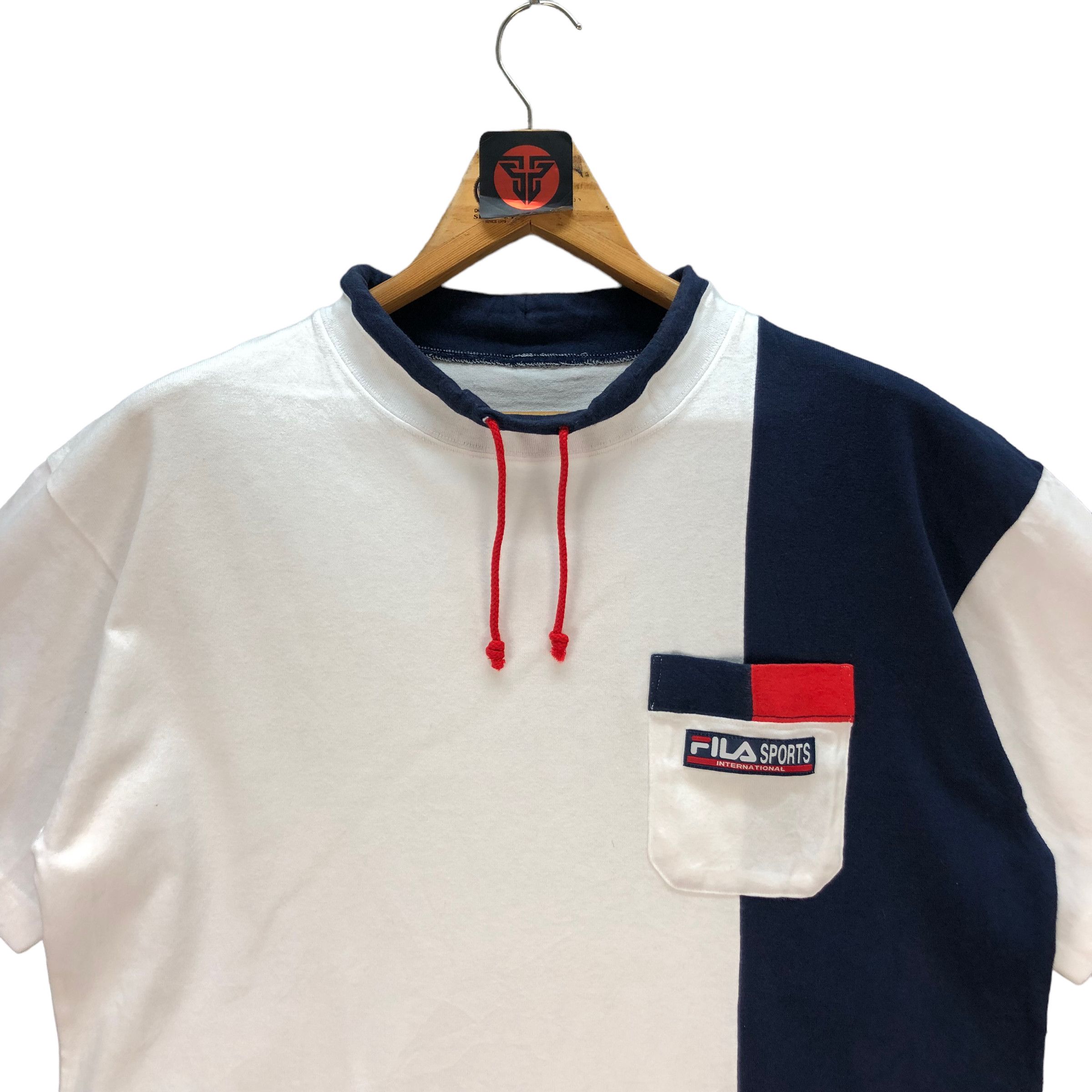 Fila FILA SPORTS COLORBLOCK SHORT SLEEVE JUMPER SWEATER #6990-104 Size US M / EU 48-50 / 2 - 2 Thumbnail