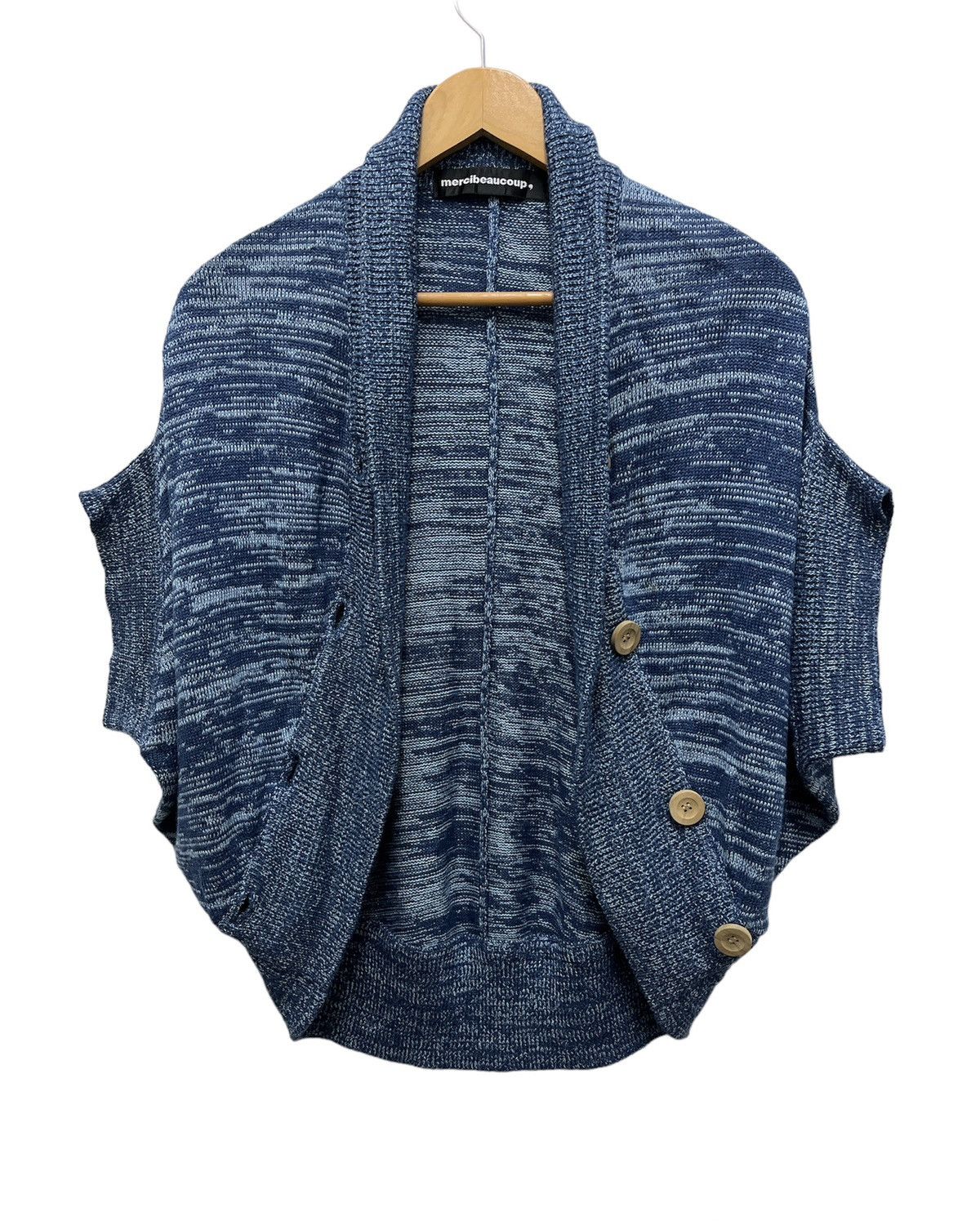 Issey Miyake Mercibeaucoup Open Cardigan With Button Size S / US 4 / IT 40 - 1 Thumbnail