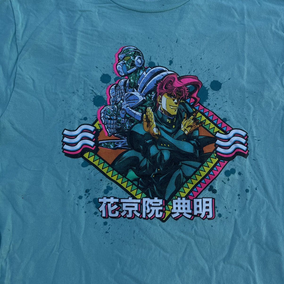 Vintage Vintage Y2K Anime Graphic Tee Sun Faded Underground Streetwe Size US L / EU 52-54 / 3 - 4 Thumbnail