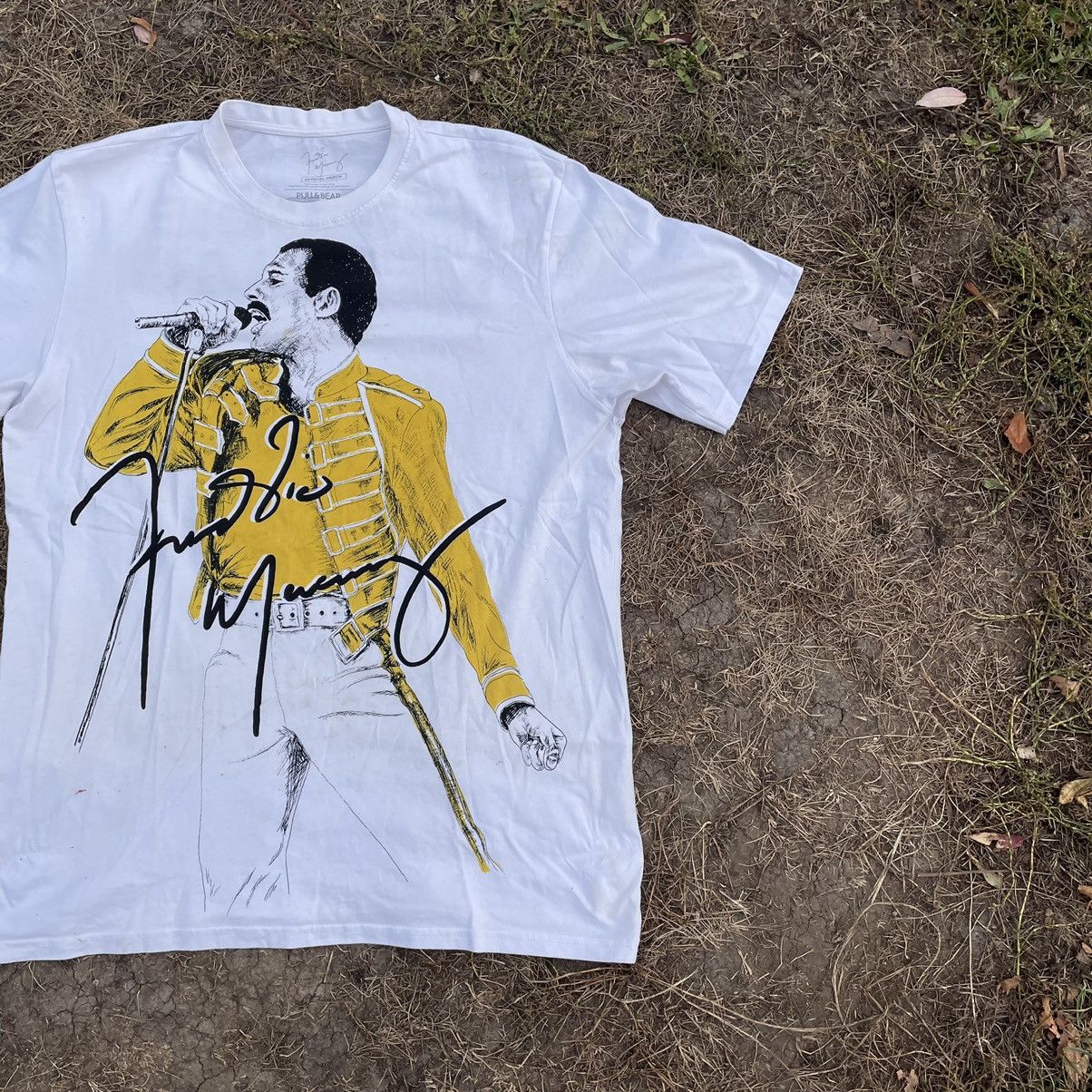 Vintage Vintage 90s Freddie Mercury Graphic Tee Band Streetwear XL Size US XL / EU 56 / 4 - 2 Thumbnail