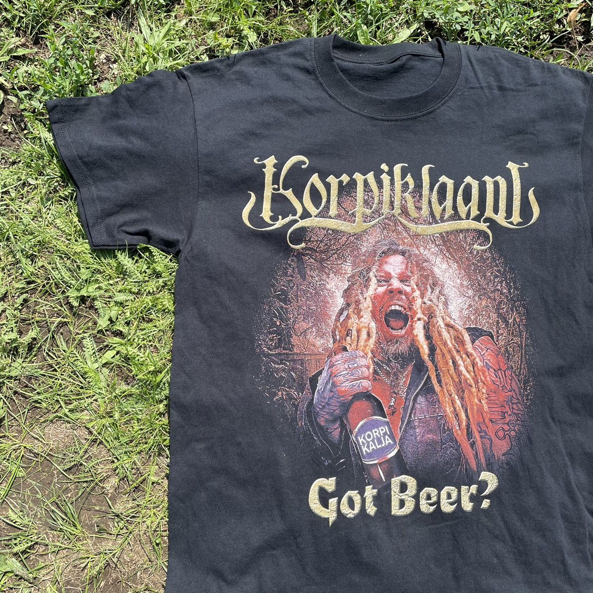 Vintage Vintage 90s Grunge Graphic Tee Got Beer Band Art Humor L Size US L / EU 52-54 / 3 - 3 Thumbnail
