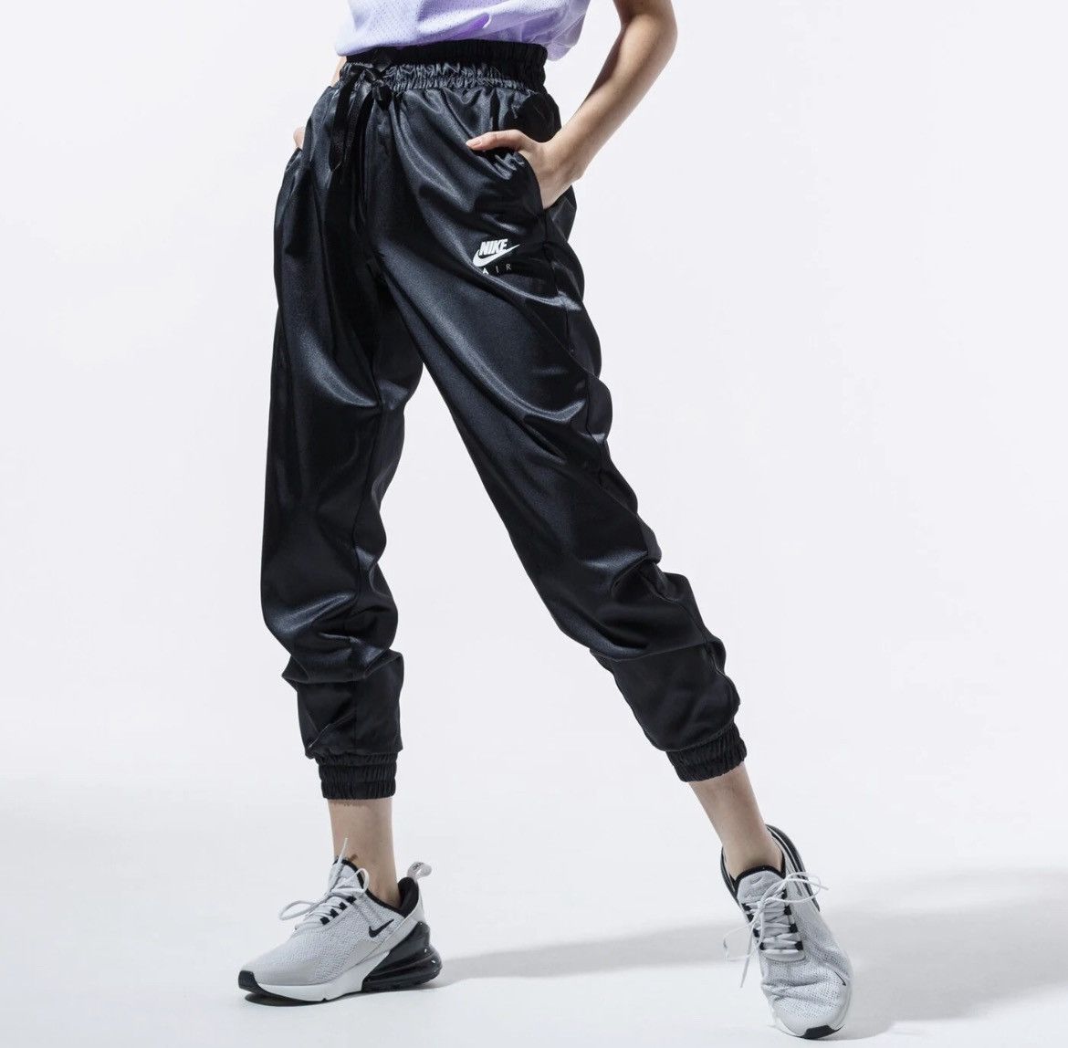 Nike Nike Air Satin Tracksuit Bottoms Grailed