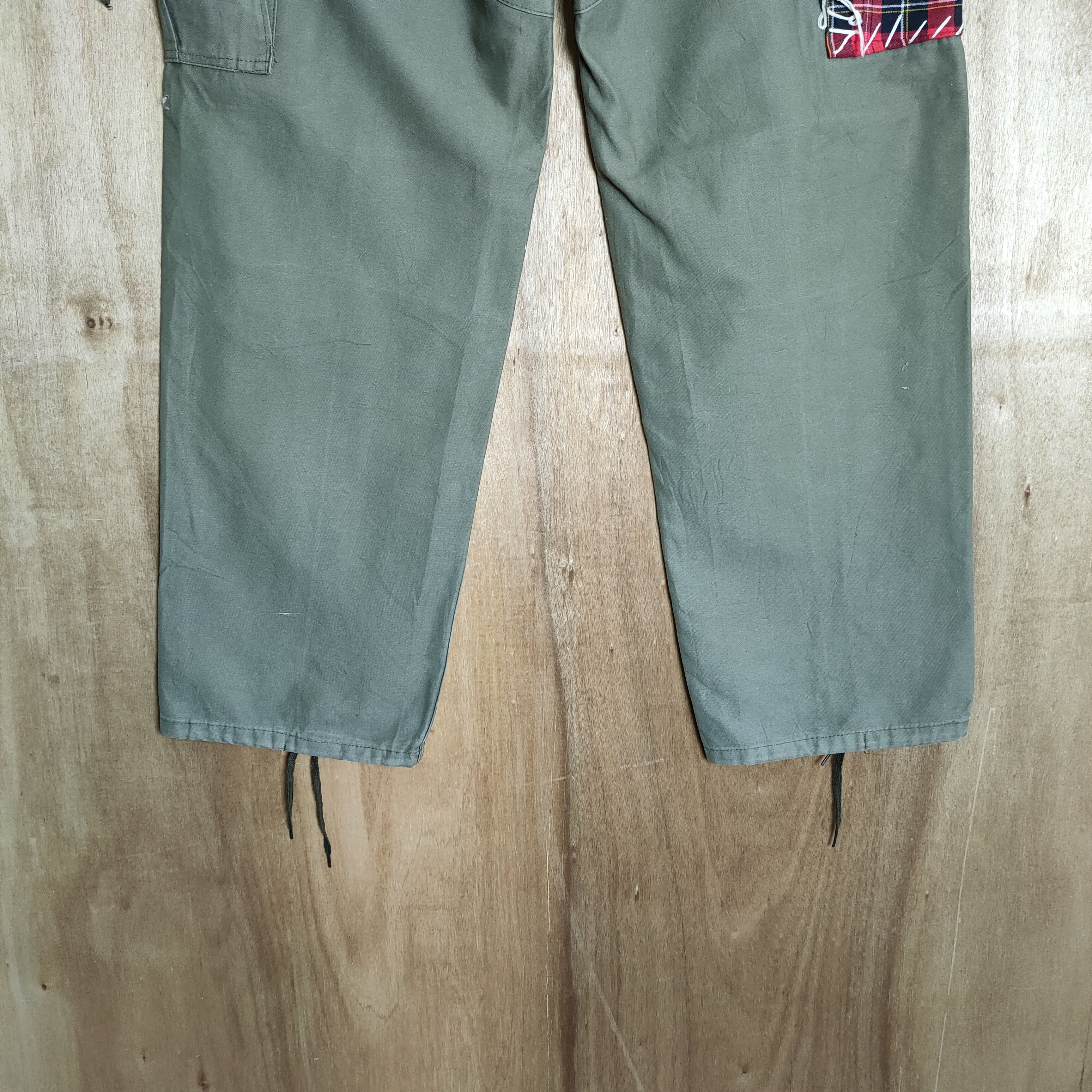 Vintage R.E.R.E MILITARY CARGO PANTS KAPITAL STYLE Size US 34 / EU 50 - 10 Thumbnail