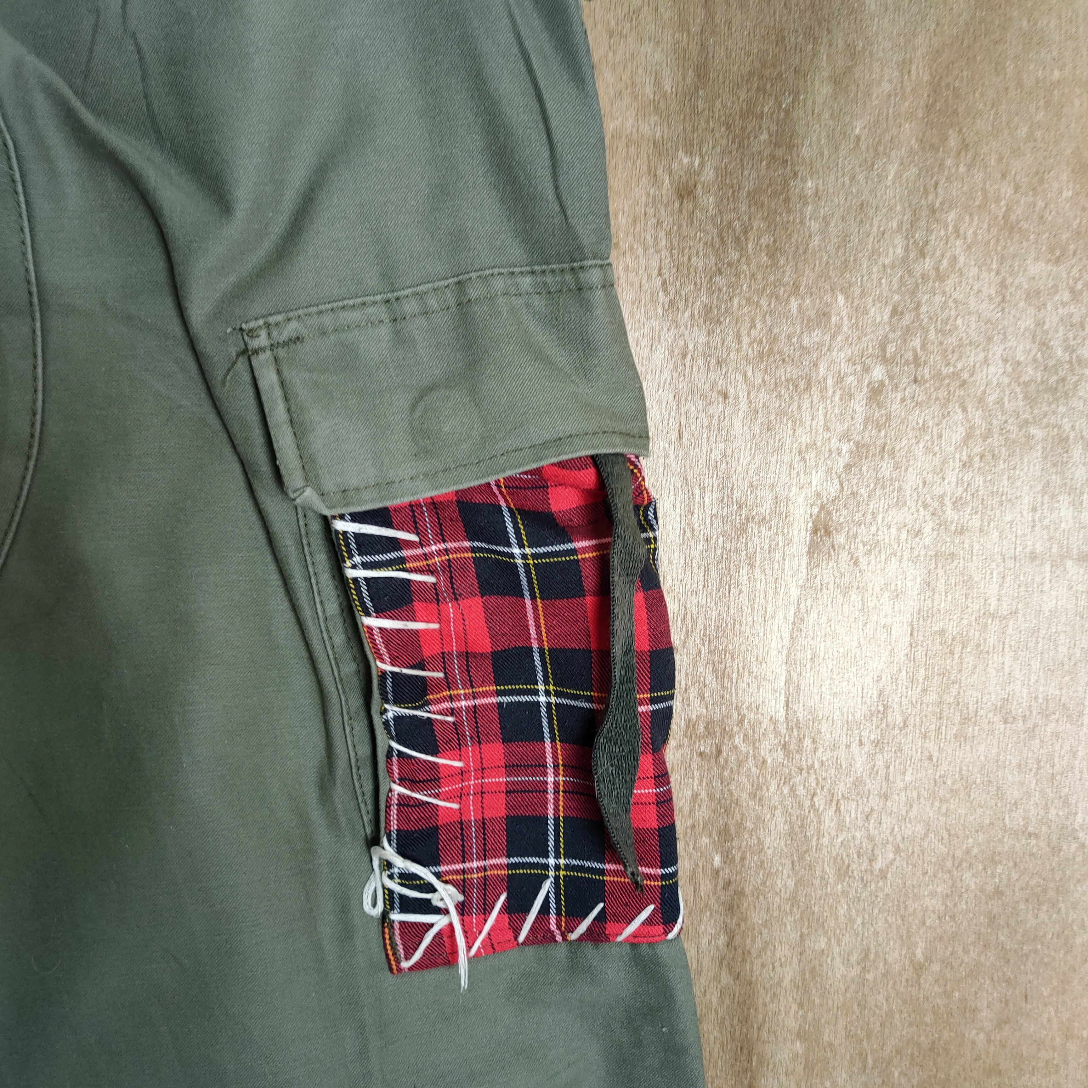 Vintage R.E.R.E MILITARY CARGO PANTS KAPITAL STYLE Size US 34 / EU 50 - 11 Thumbnail