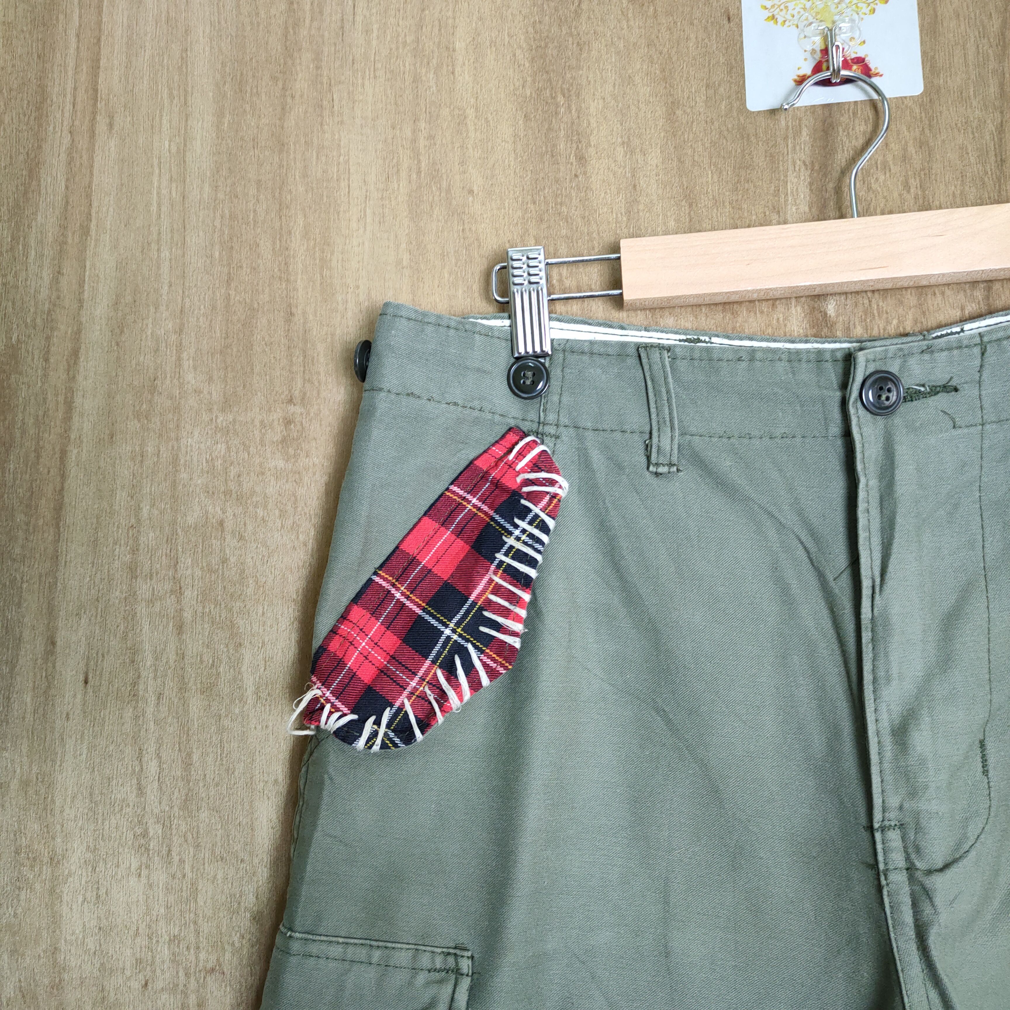Vintage R.E.R.E MILITARY CARGO PANTS KAPITAL STYLE Size US 34 / EU 50 - 5 Thumbnail