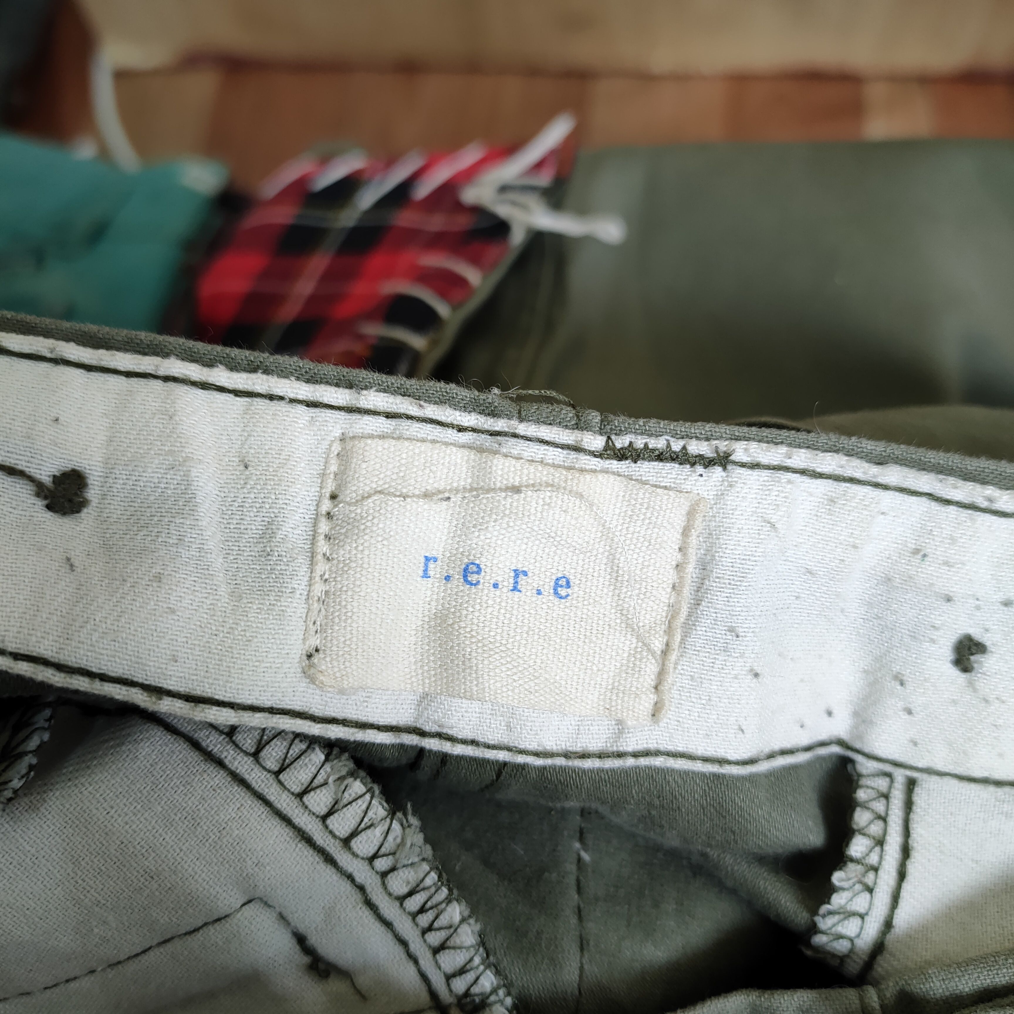 Vintage R.E.R.E MILITARY CARGO PANTS KAPITAL STYLE Size US 34 / EU 50 - 15 Thumbnail