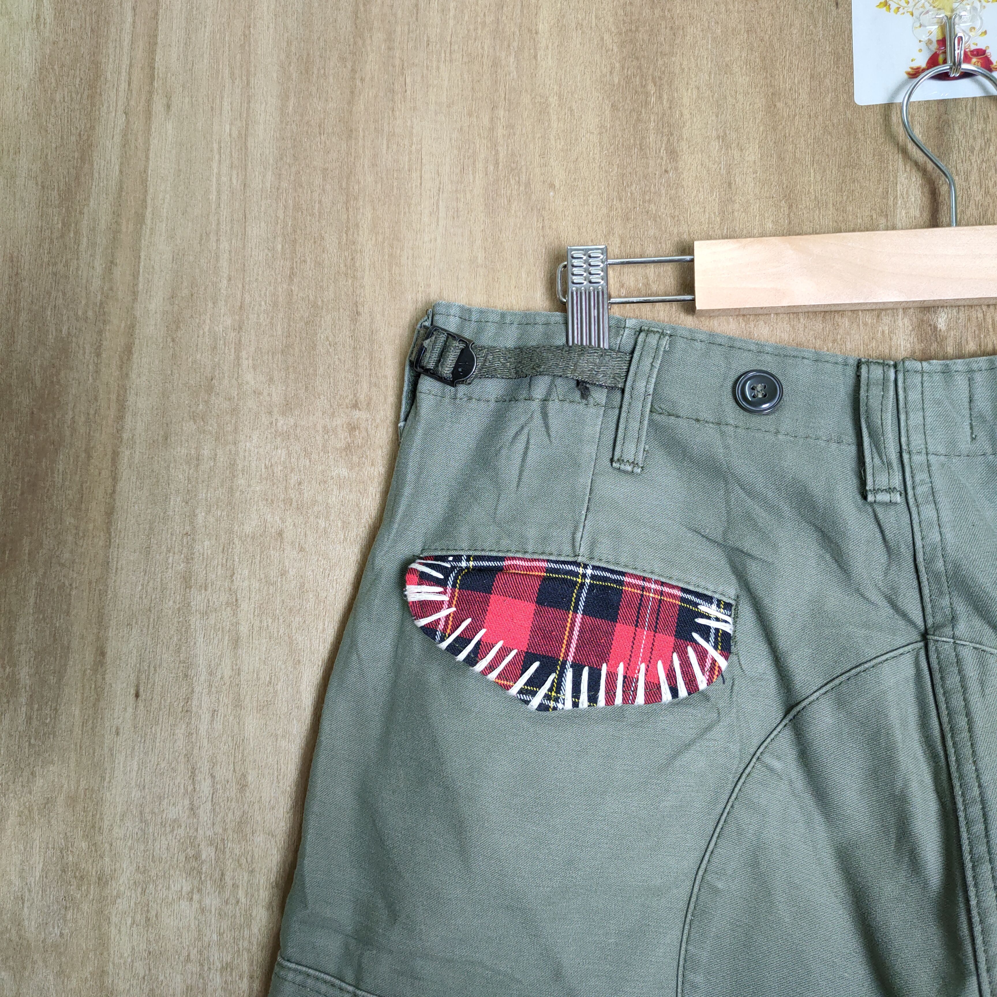 Vintage R.E.R.E MILITARY CARGO PANTS KAPITAL STYLE Size US 34 / EU 50 - 12 Thumbnail