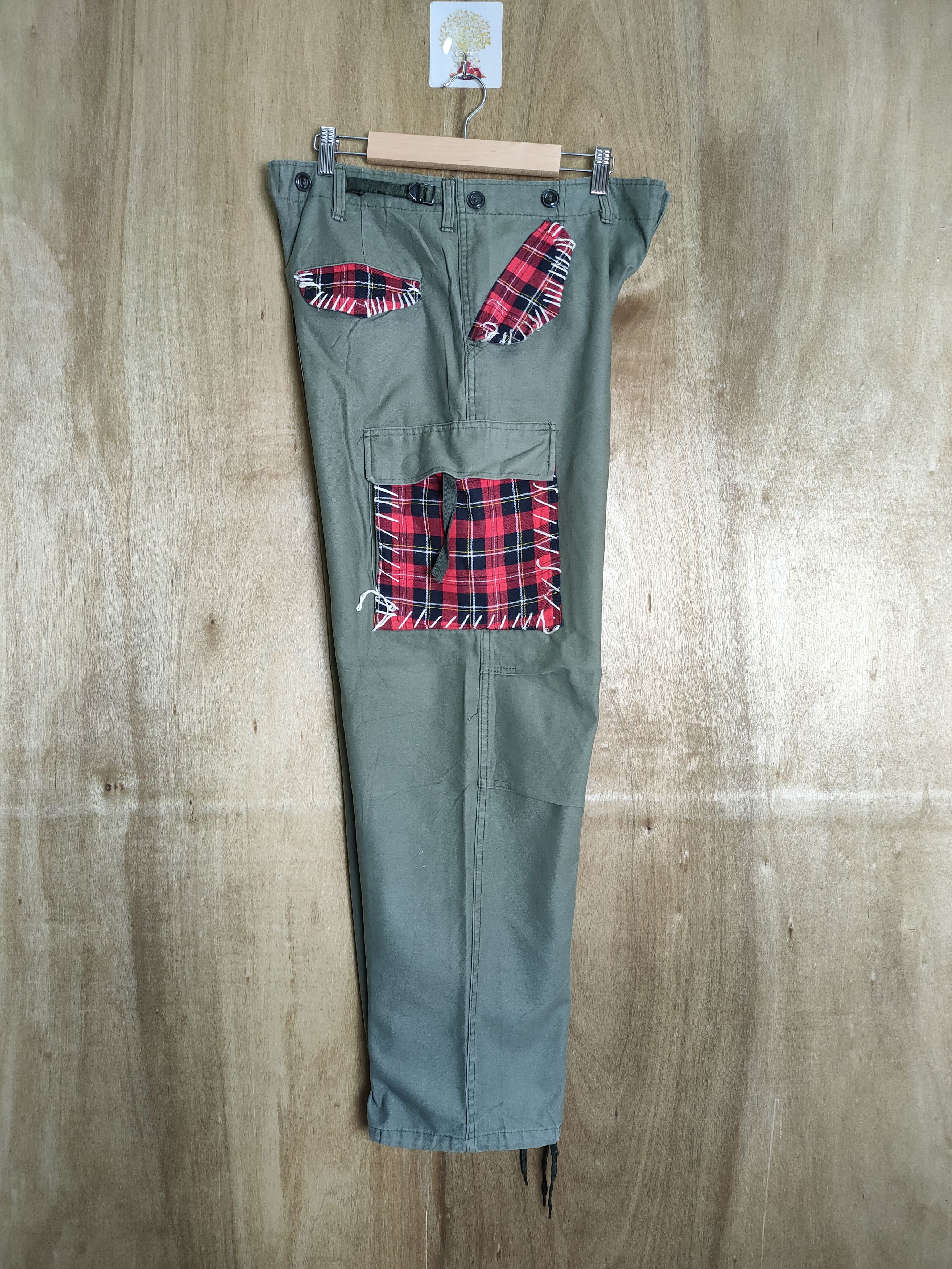 Vintage R.E.R.E MILITARY CARGO PANTS KAPITAL STYLE Size US 34 / EU 50 - 14 Thumbnail
