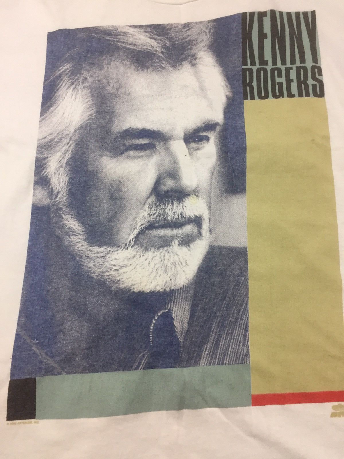 Band Tees Vintage 90s Kenny Rodgers country music band tee RIP Size US L / EU 52-54 / 3 - 6 Thumbnail