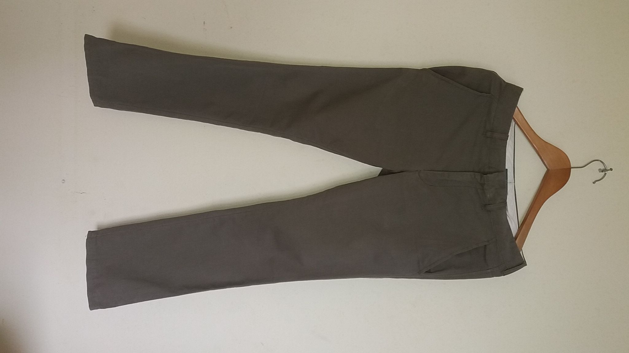 image of Mcqueen Slack Pant Workwear Style in Cream, Men's (Size 32)