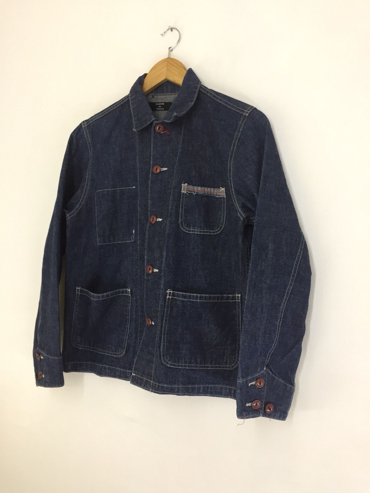 CABANE de ZUCCa Cabane De Zucca Denim Chore Jacket Size US M / EU 48-50 / 2 - 2 Thumbnail