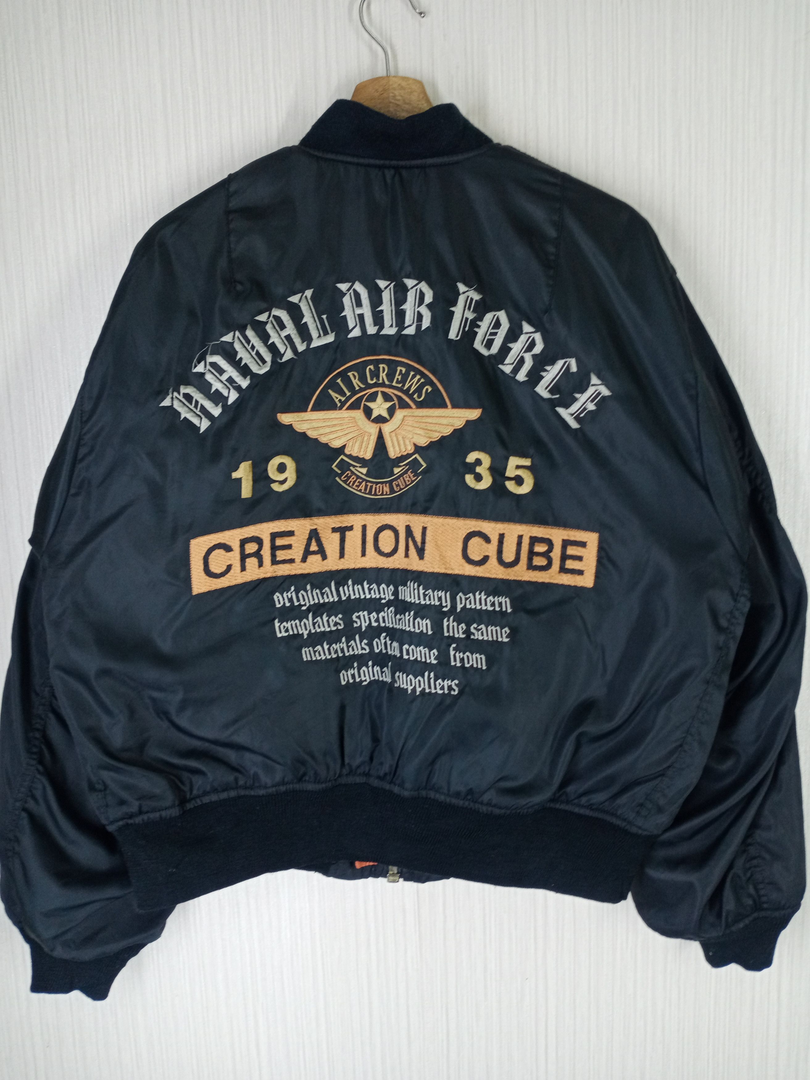 Naval Clothing Factory Rare Vintage Us Navy Naval Air Force Bomber Jacket Size US L / EU 52-54 / 3 - 1 Thumbnail