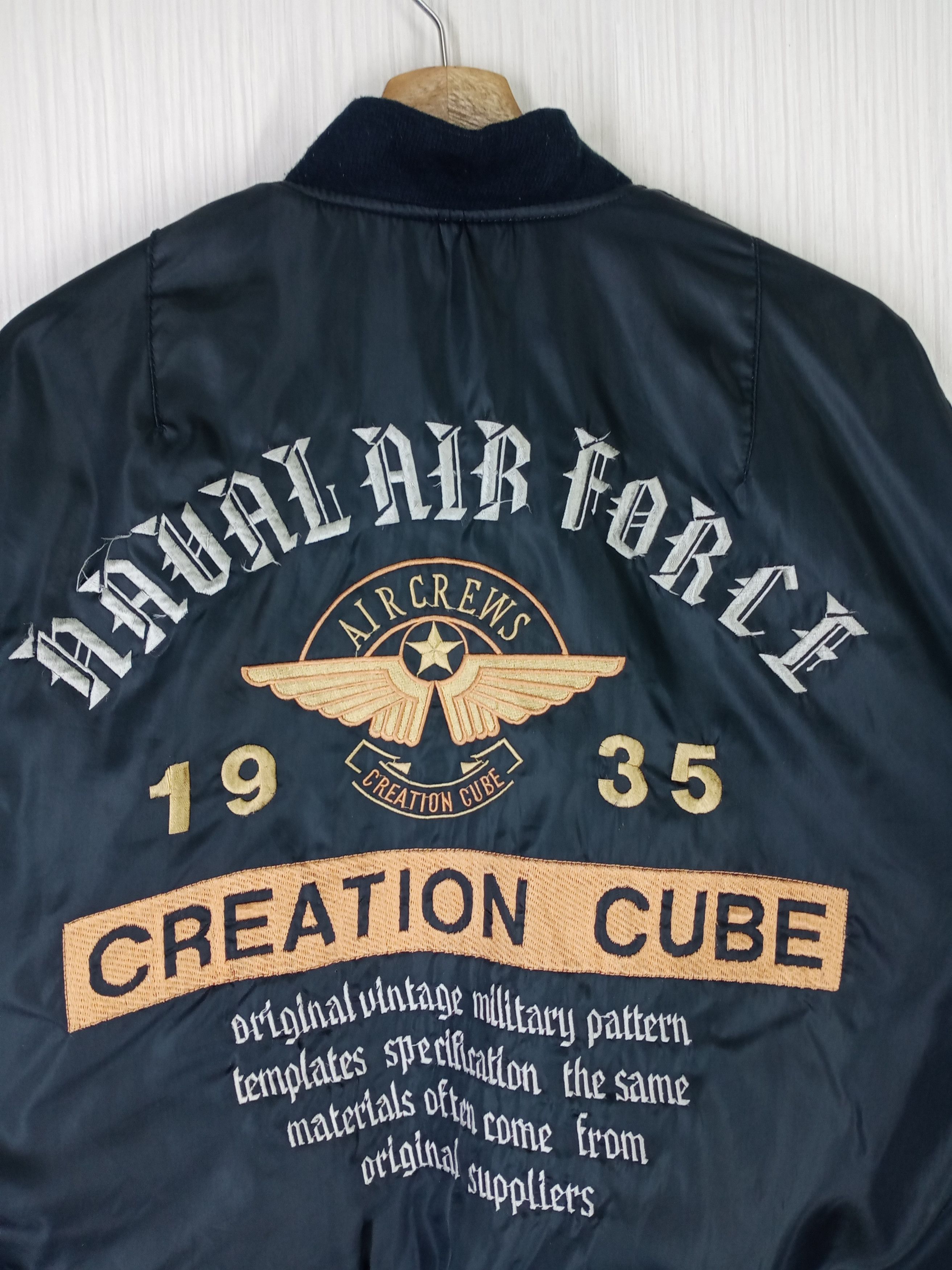 Naval Clothing Factory Rare Vintage Us Navy Naval Air Force Bomber Jacket Size US L / EU 52-54 / 3 - 4 Thumbnail