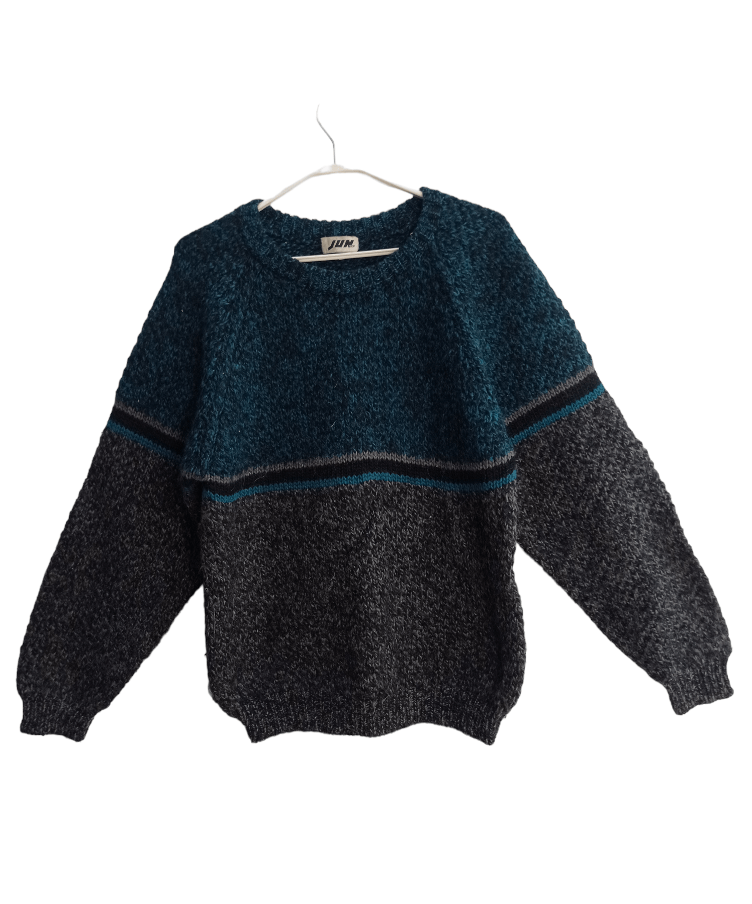 Homespun Knitwear × Japanese Brand Vintage Jun Men Knitwear Sweater Size US M / EU 48-50 / 2 - 1 Thumbnail