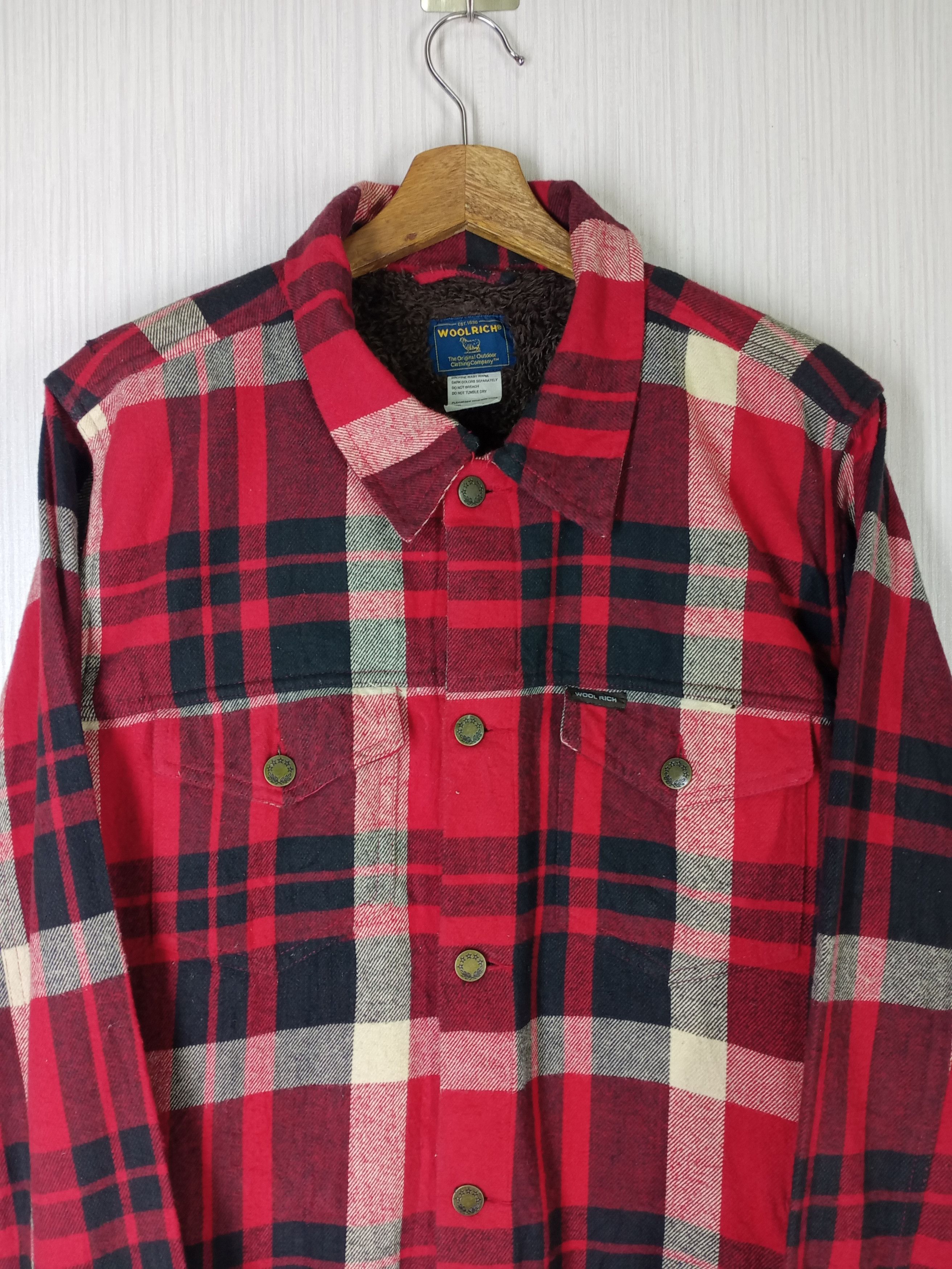 Woolrich Woolen Mills Rare Vintage 90s Woolrich Buffalo Plaid Jacket Size US L / EU 52-54 / 3 - 2 Thumbnail