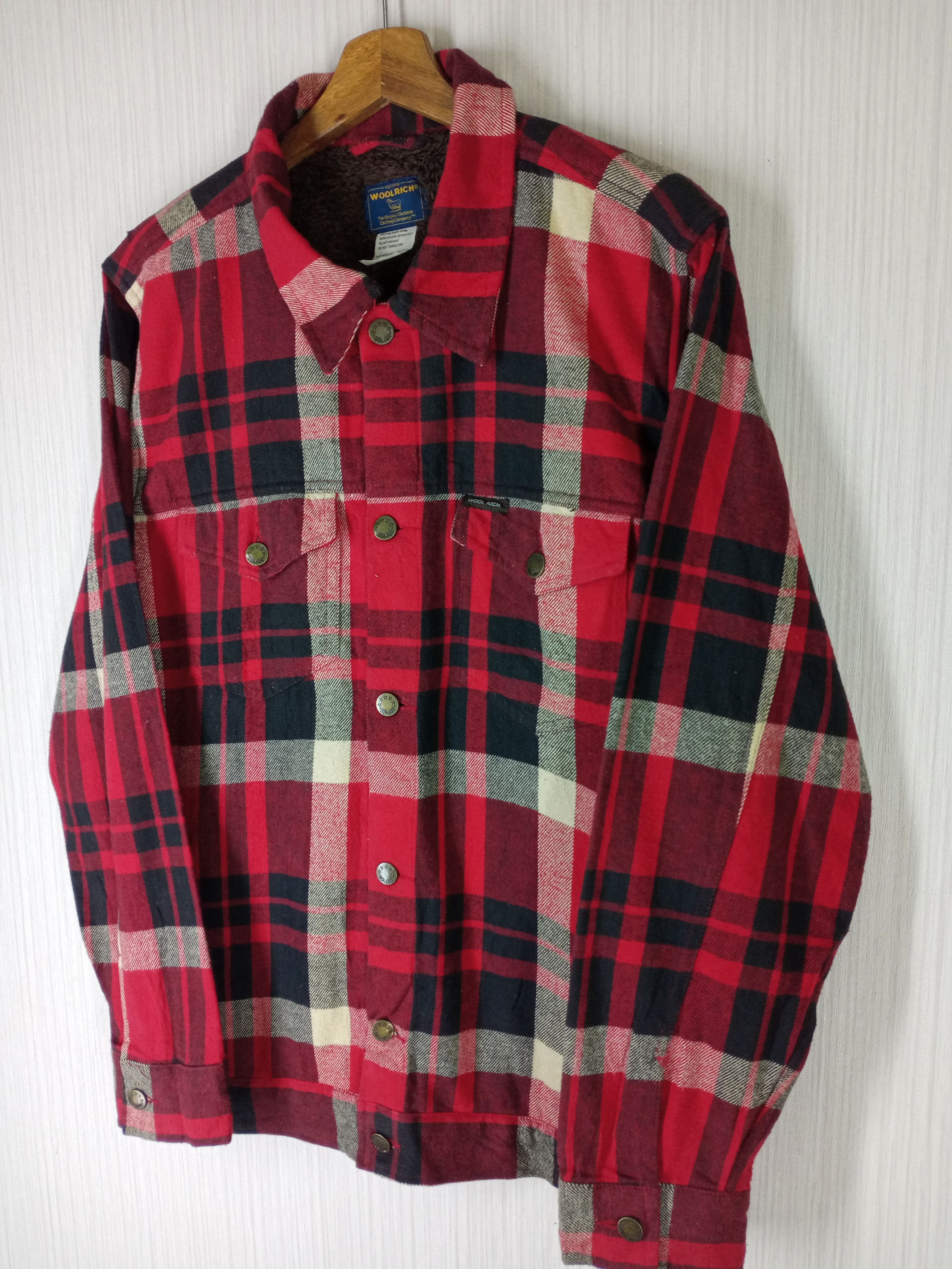 Woolrich Woolen Mills Rare Vintage 90s Woolrich Buffalo Plaid Jacket Size US L / EU 52-54 / 3 - 10 Thumbnail