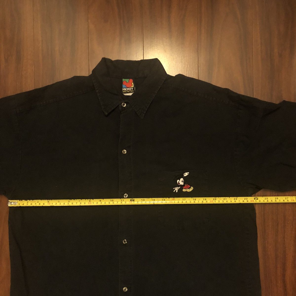 Disney × Mickey Unlimited × Vintage Vintage 90s Disney Mickey Unlimited button up pocket Shirt L Size US L / EU 52-54 / 3 - 2 Thumbnail