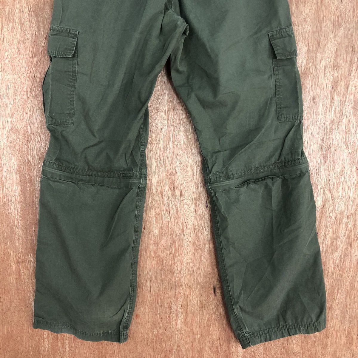 Japanese Brand DLL Japan Green Multipocket utility Cargo Pants #2145 Size US 33 - 11 Thumbnail