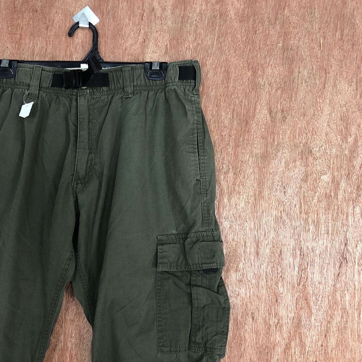 Japanese Brand DLL Japan Green Multipocket utility Cargo Pants #2145 Size US 33 - 5 Thumbnail