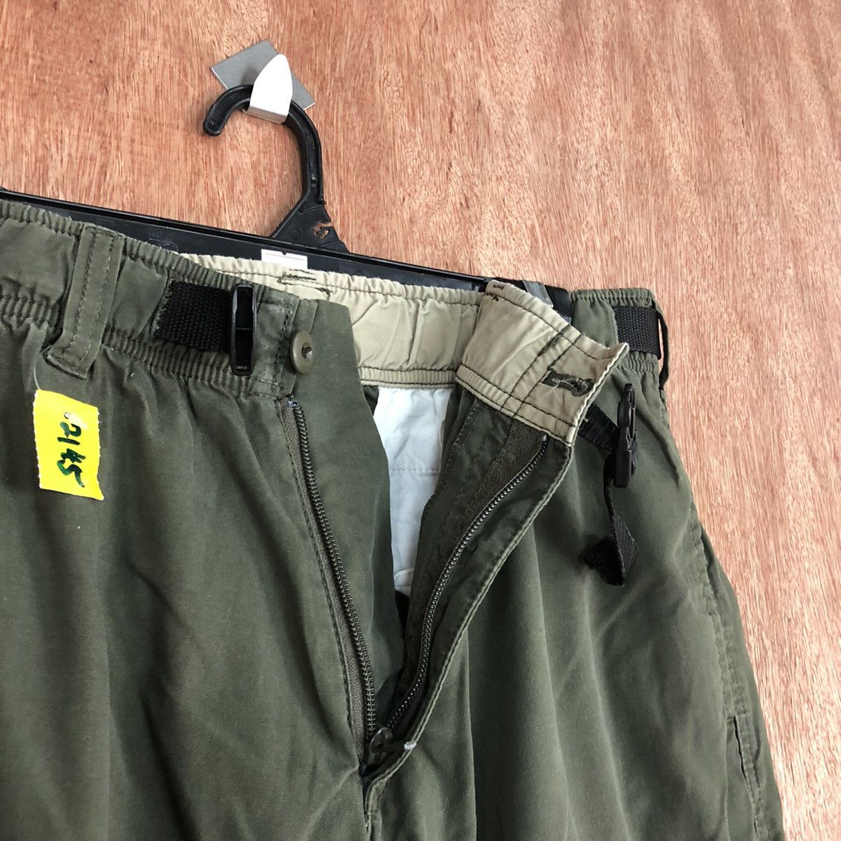 Japanese Brand DLL Japan Green Multipocket utility Cargo Pants #2145 Size US 33 - 8 Thumbnail