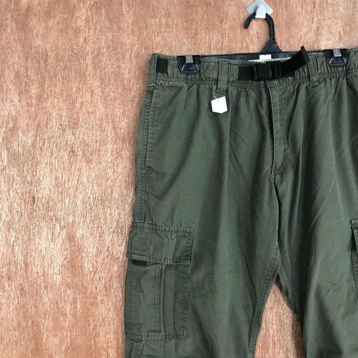Japanese Brand DLL Japan Green Multipocket utility Cargo Pants #2145 Size US 33 - 6 Thumbnail