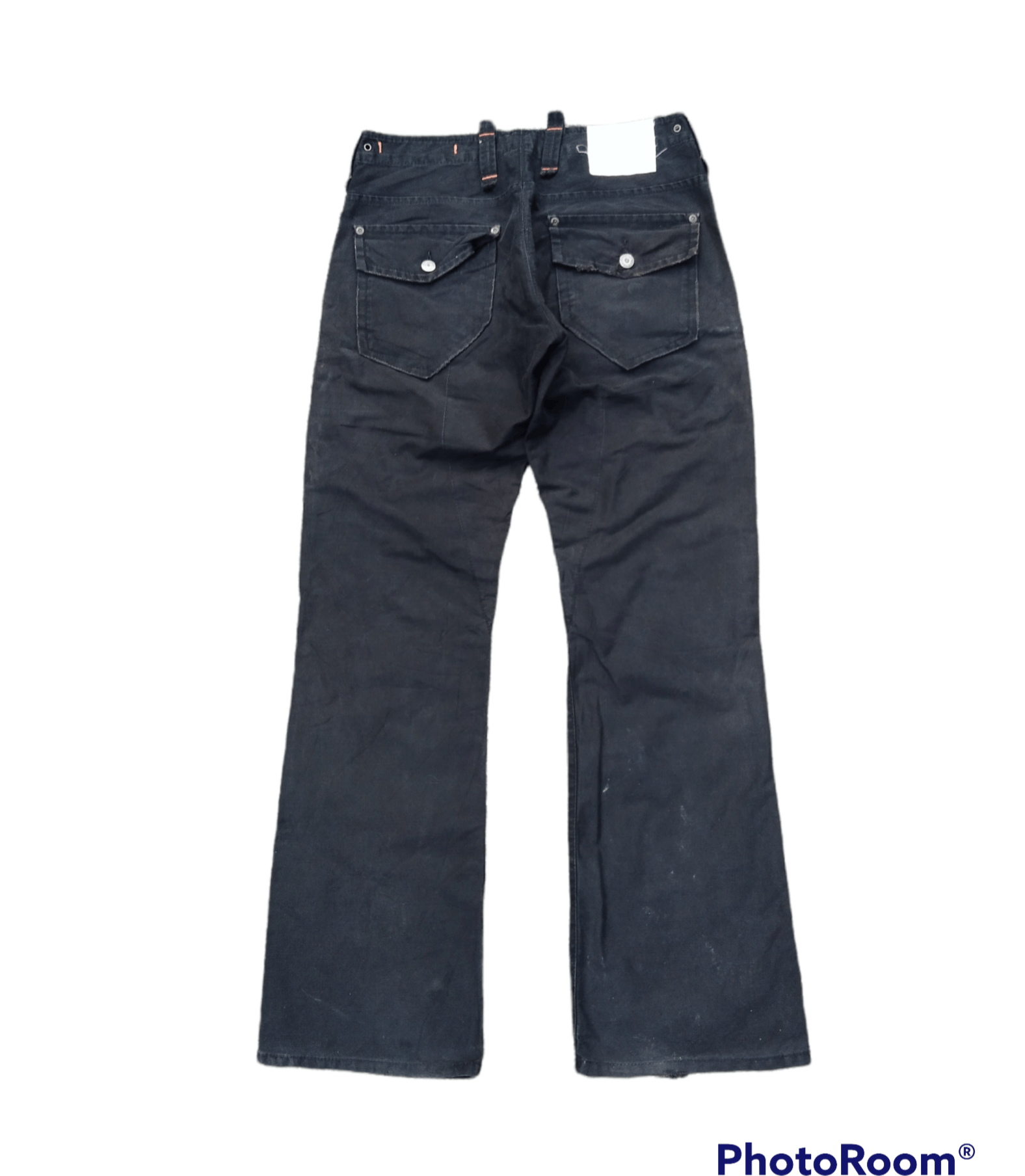 Japanese Brand FLARED🔥DiSTRESSED FADED TACTICAL BUSHPANTS Size US 32 / EU 48 - 2 Thumbnail
