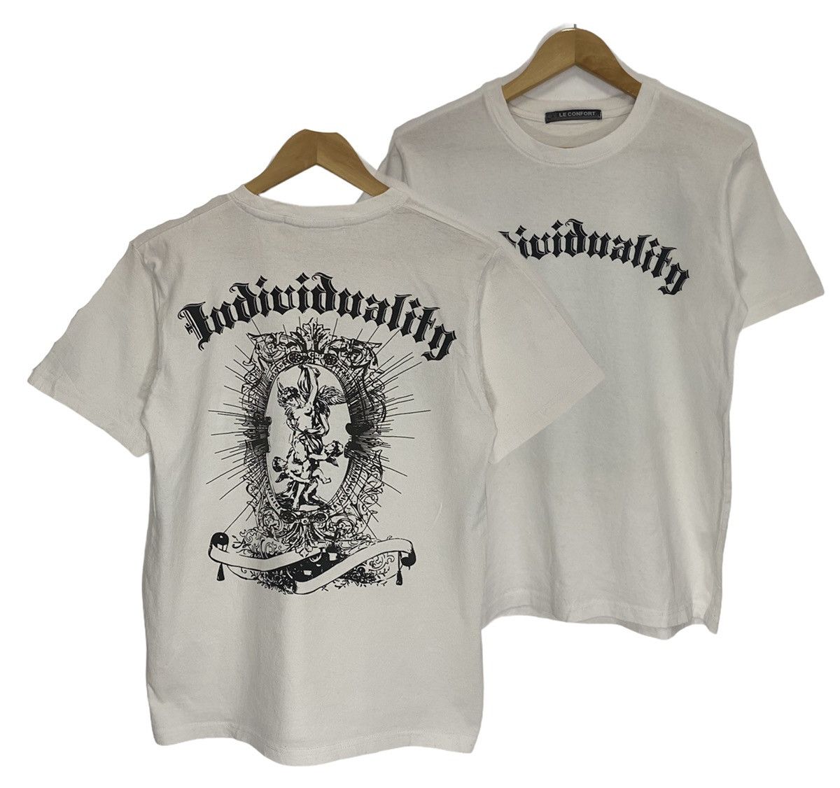 Japanese Brand × Vintage Le Confort Jesus Big Print T-Shirt Size US M / EU 48-50 / 2 - 1 Thumbnail