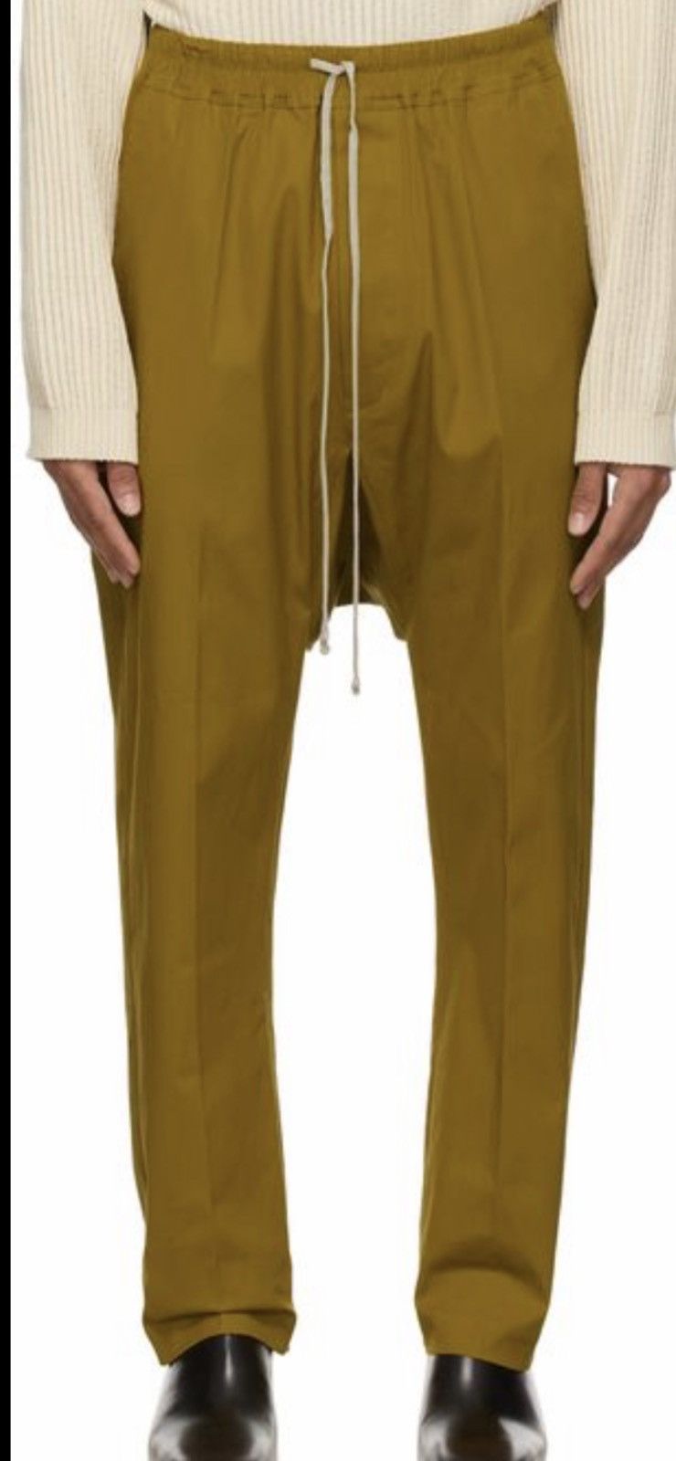 image of Rick Owens 2022 Pants. 54/38. $990 in Yellow, Men's