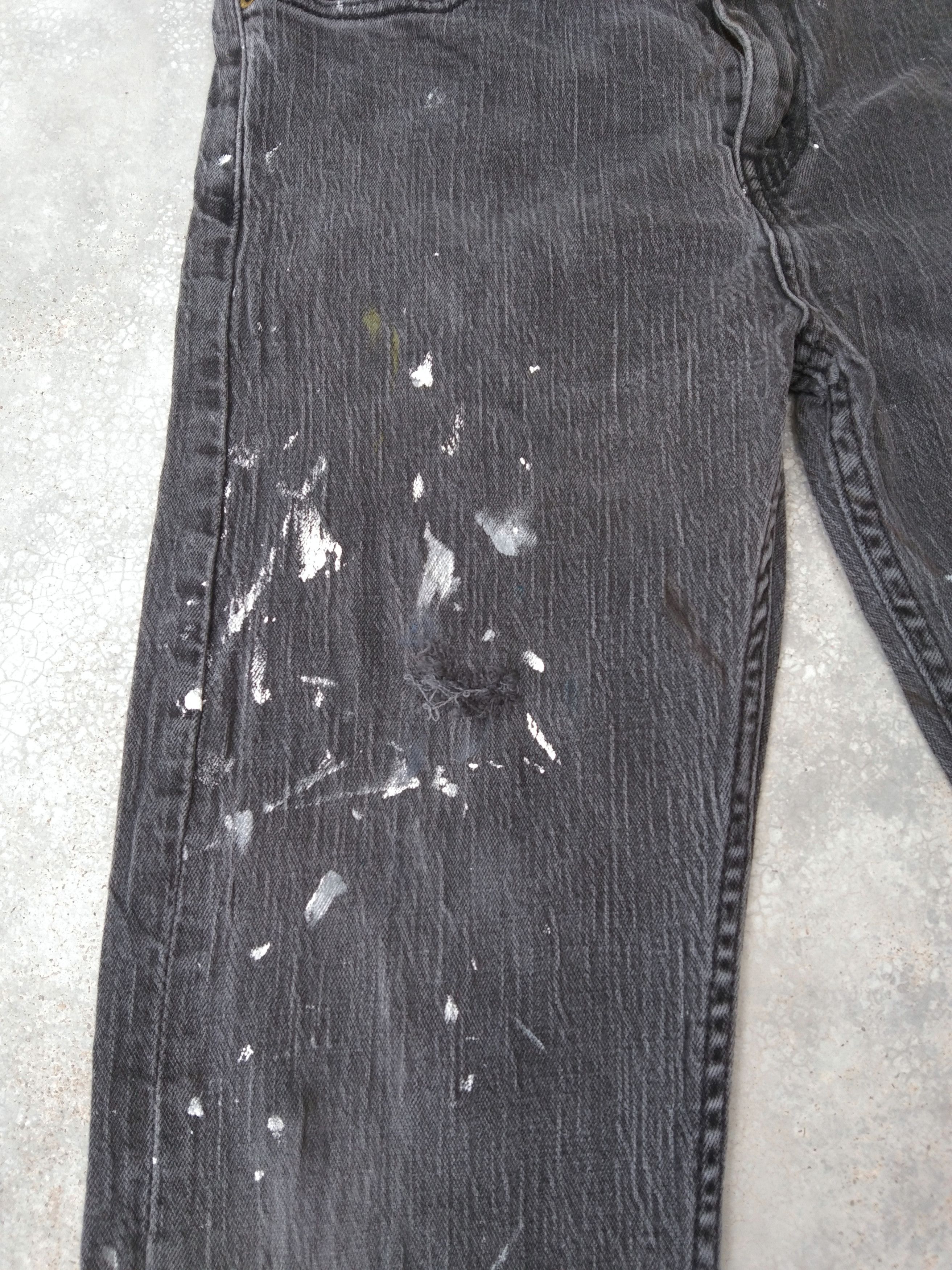 Jean × Levi's × Vintage Vintage Levis Jeans 508 Painter Distressed Denim 31x29 Size US 31 - 6 Thumbnail