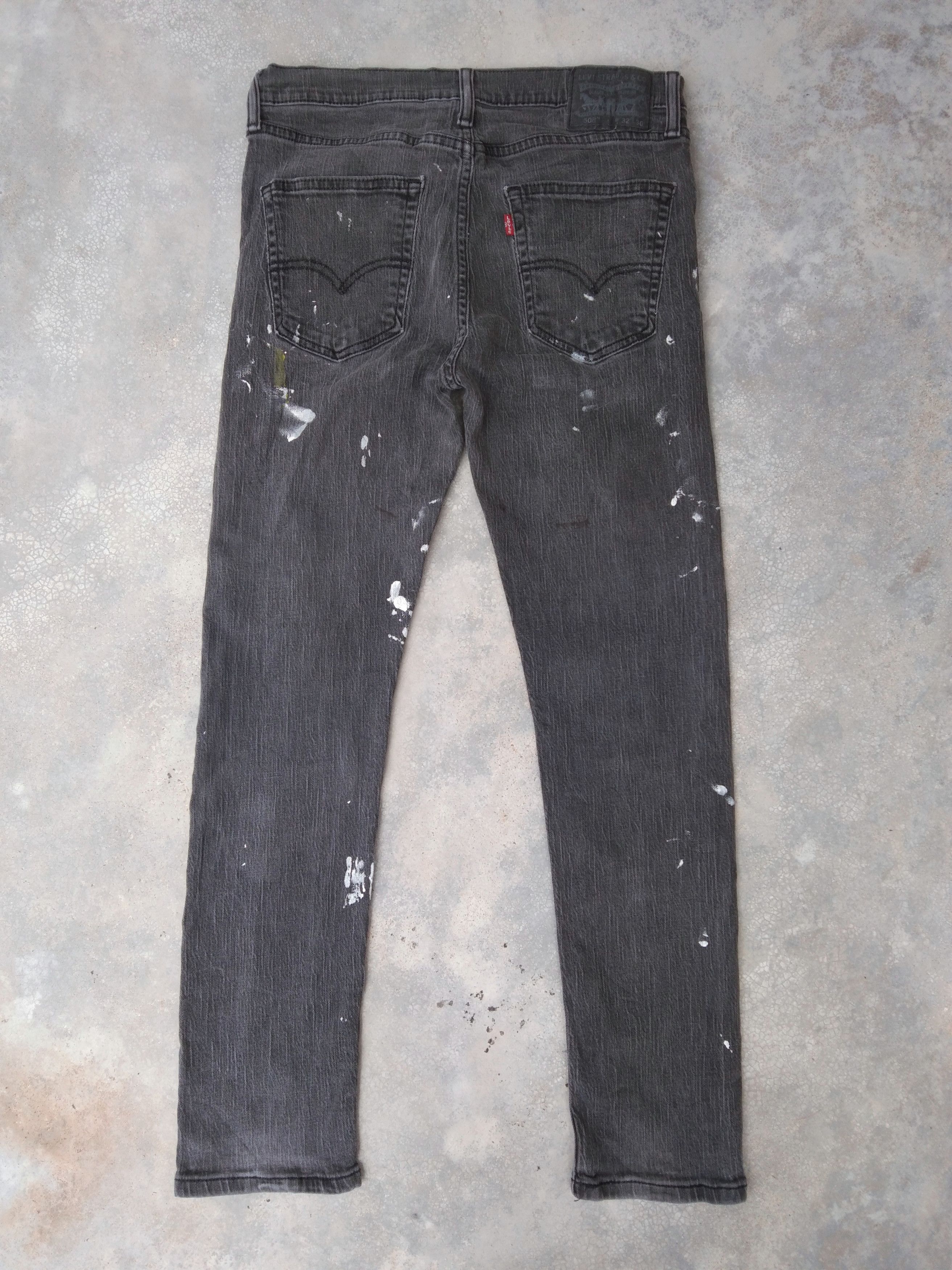 Jean × Levi's × Vintage Vintage Levis Jeans 508 Painter Distressed Denim 31x29 Size US 31 - 2 Thumbnail