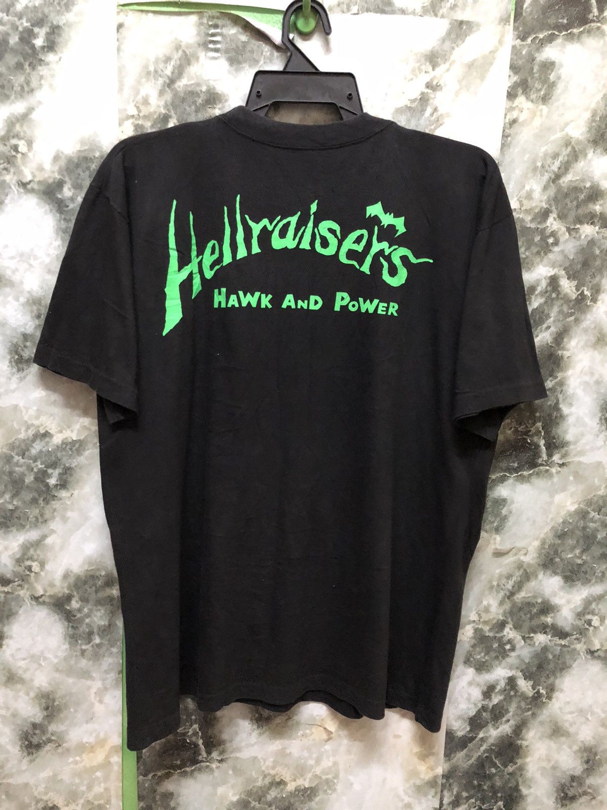 Vintage Vintage 90s Hellraisers Japan Pro Wrestling Tee Size US L / EU 52-54 / 3 - 6 Thumbnail