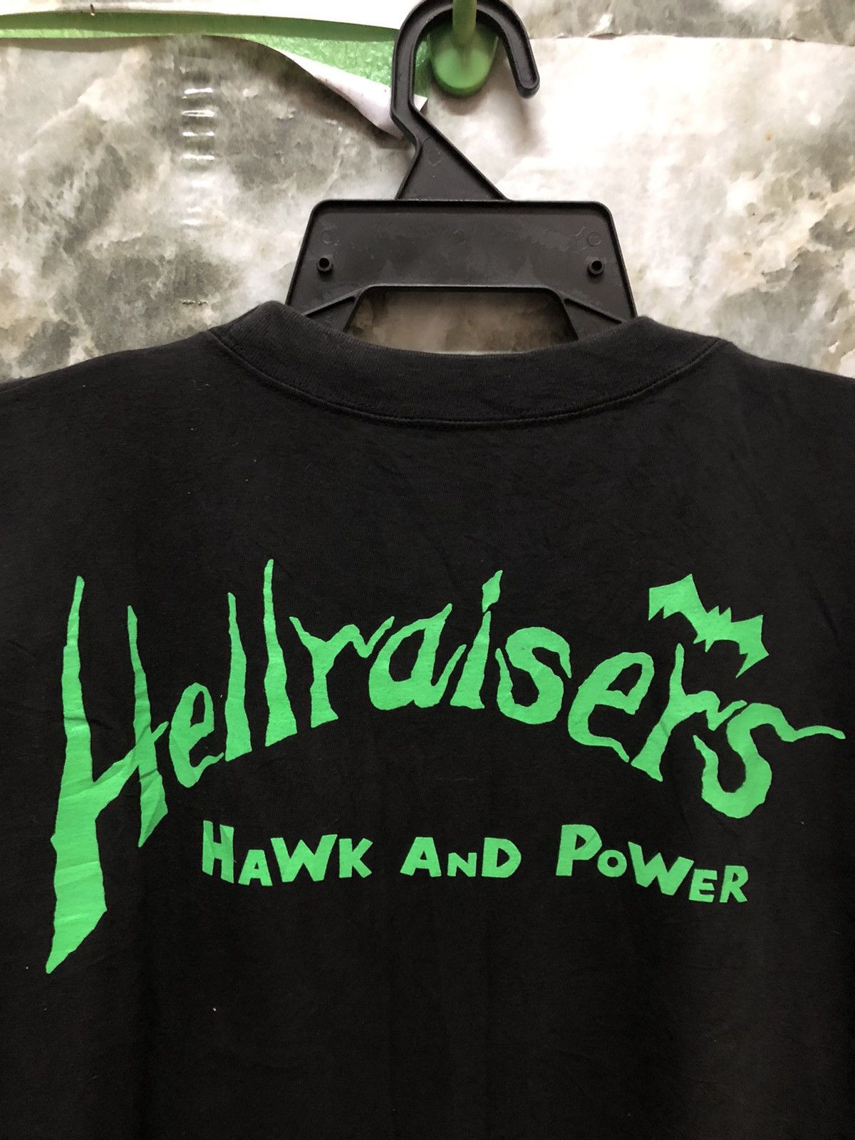 Vintage Vintage 90s Hellraisers Japan Pro Wrestling Tee Size US L / EU 52-54 / 3 - 5 Thumbnail