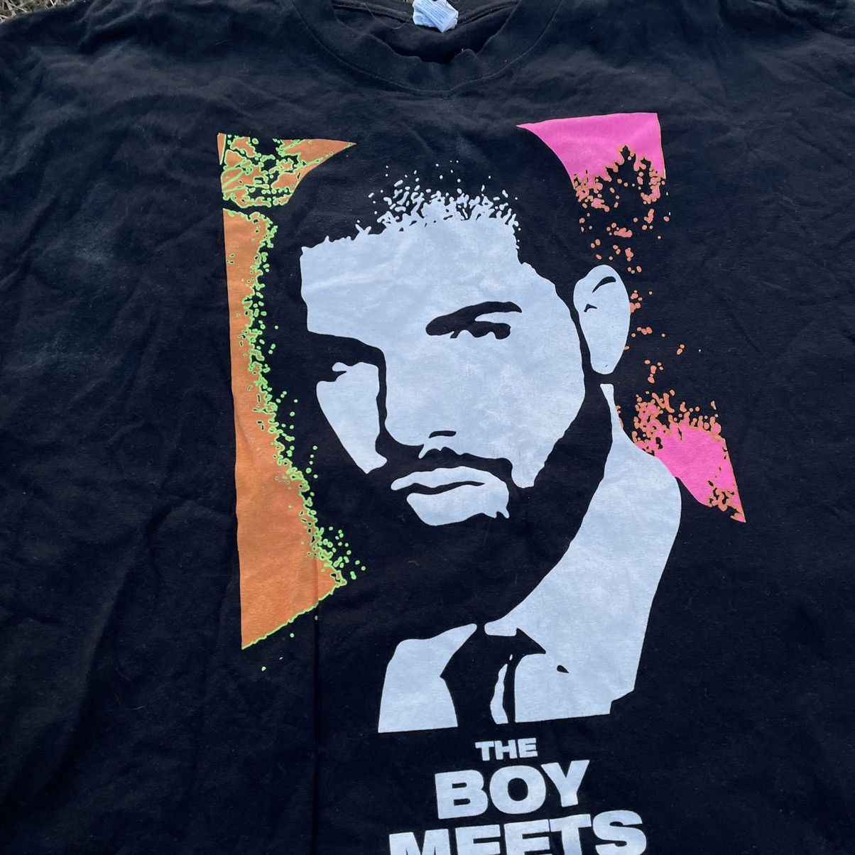 Vintage Vintage Y2K Drake Graphic Tee Rap Streetwear Black Boxy XL Size US XL / EU 56 / 4 - 5 Thumbnail