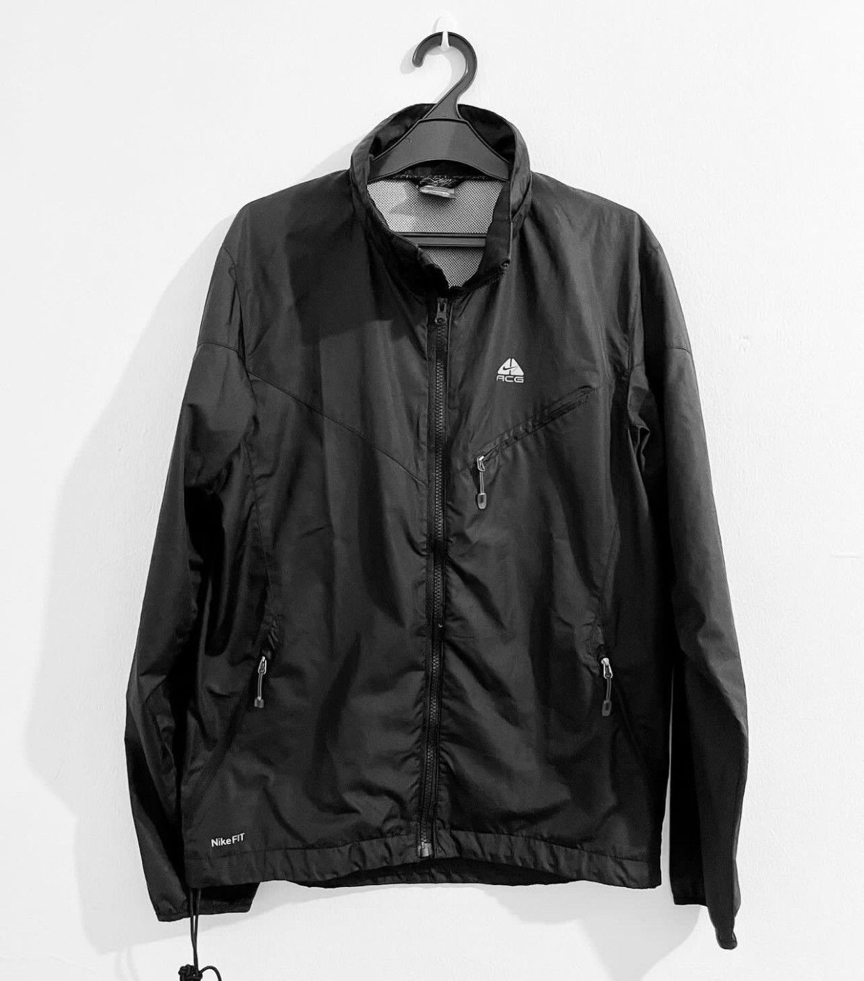 Nike Nike ACG Black Jacket Minimalism Tecnical Gorpcore | Grailed