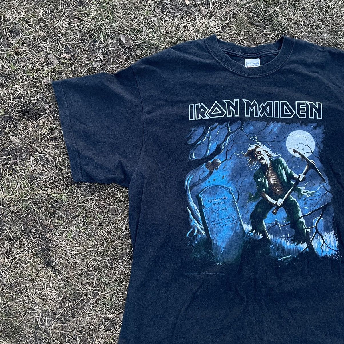 Vintage Vintage 90s Iron Maiden Band Tee Graphic Grunge Tapered XL Size US XL / EU 56 / 4 - 2 Thumbnail