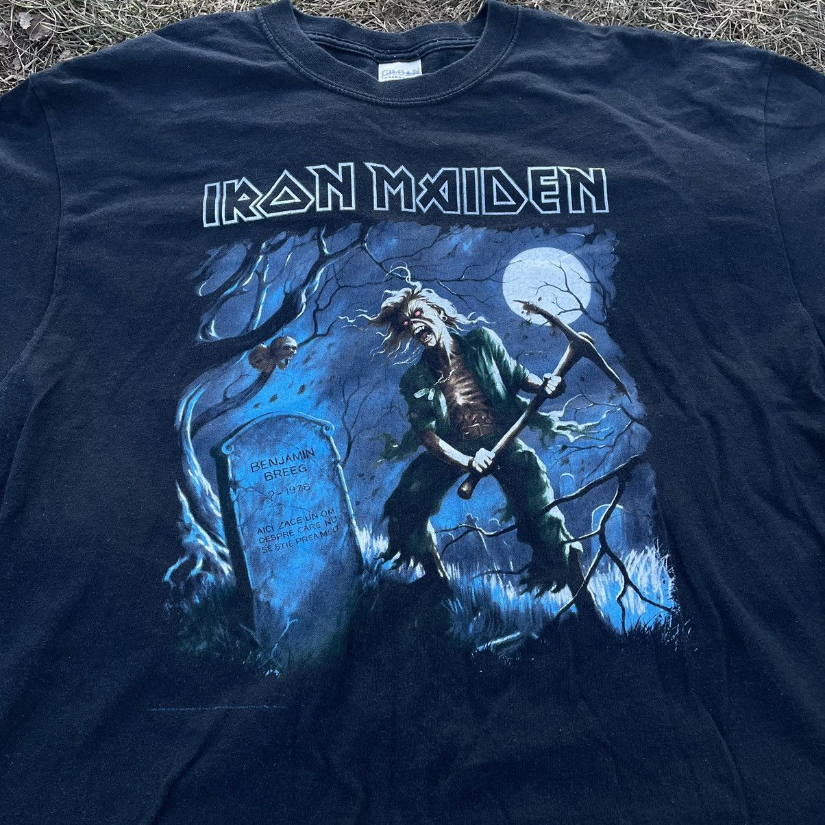 Vintage Vintage 90s Iron Maiden Band Tee Graphic Grunge Tapered XL Size US XL / EU 56 / 4 - 4 Thumbnail
