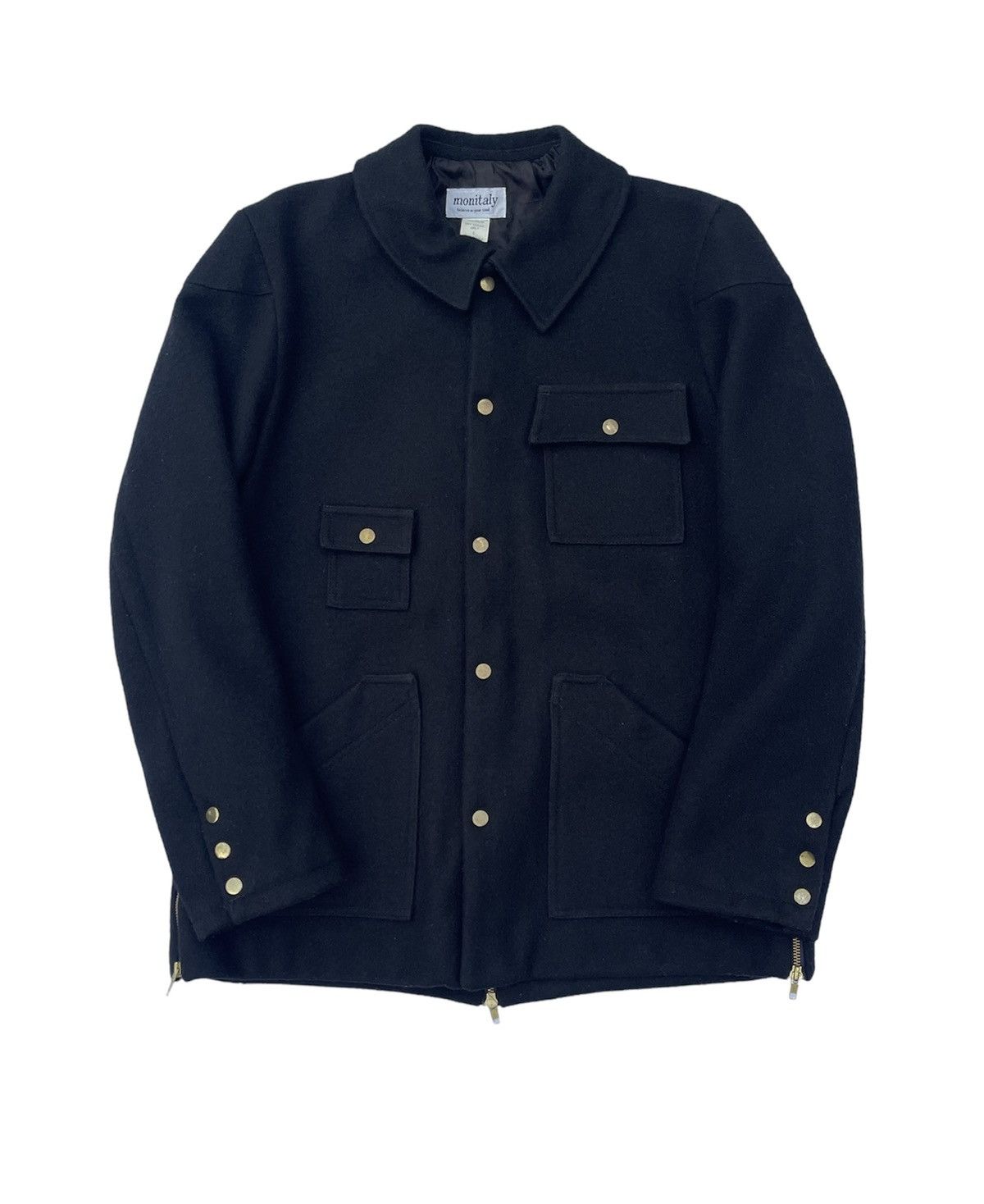 Monitaly Monitaly Wool Jacket Size US L / EU 52-54 / 3 - 2 Thumbnail