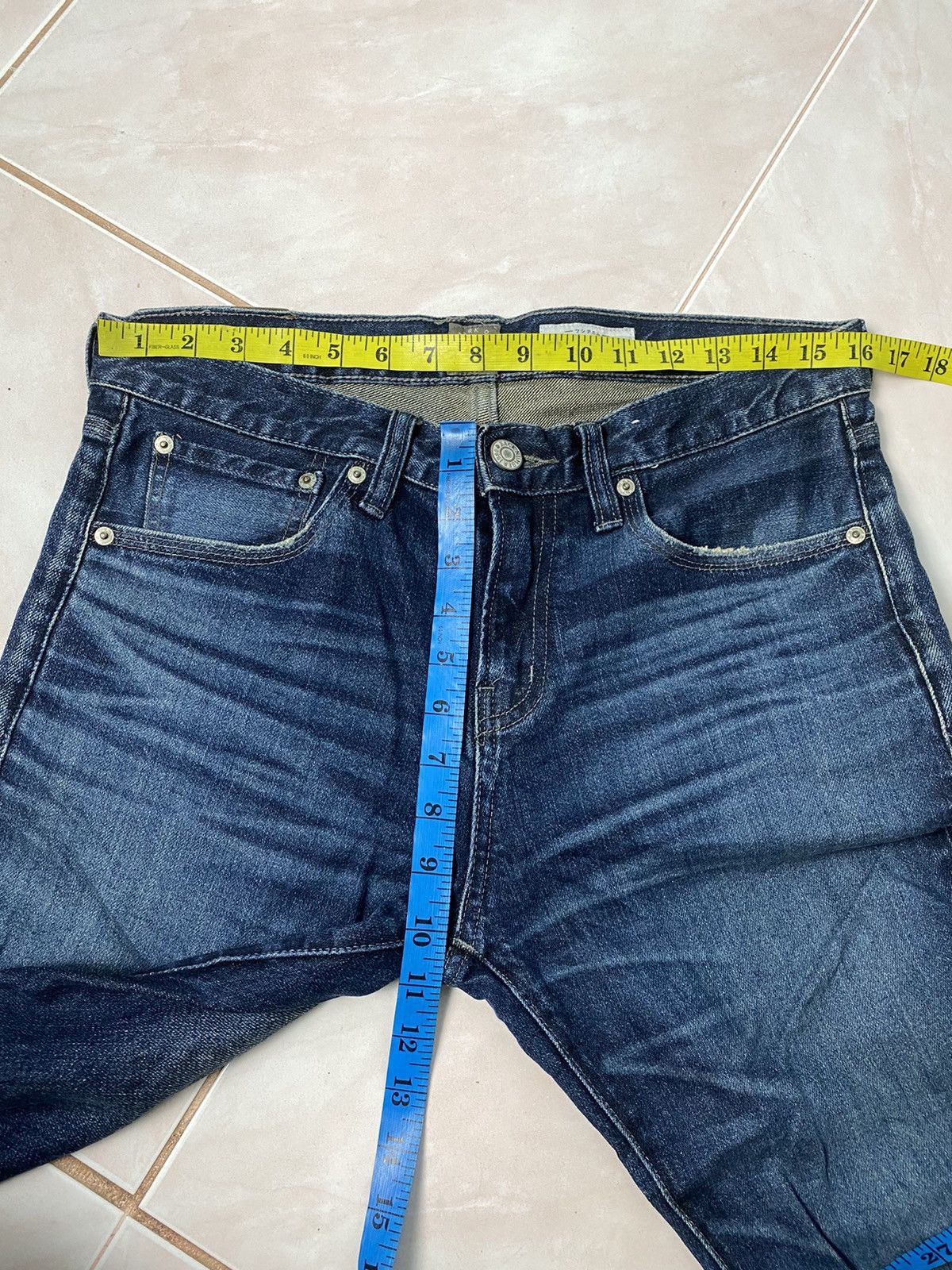 Designer × Japanese Brand Back Number Denim Pant Size US 31 - 13 Thumbnail