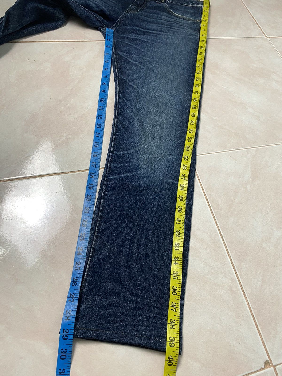 Designer × Japanese Brand Back Number Denim Pant Size US 31 - 16 Thumbnail
