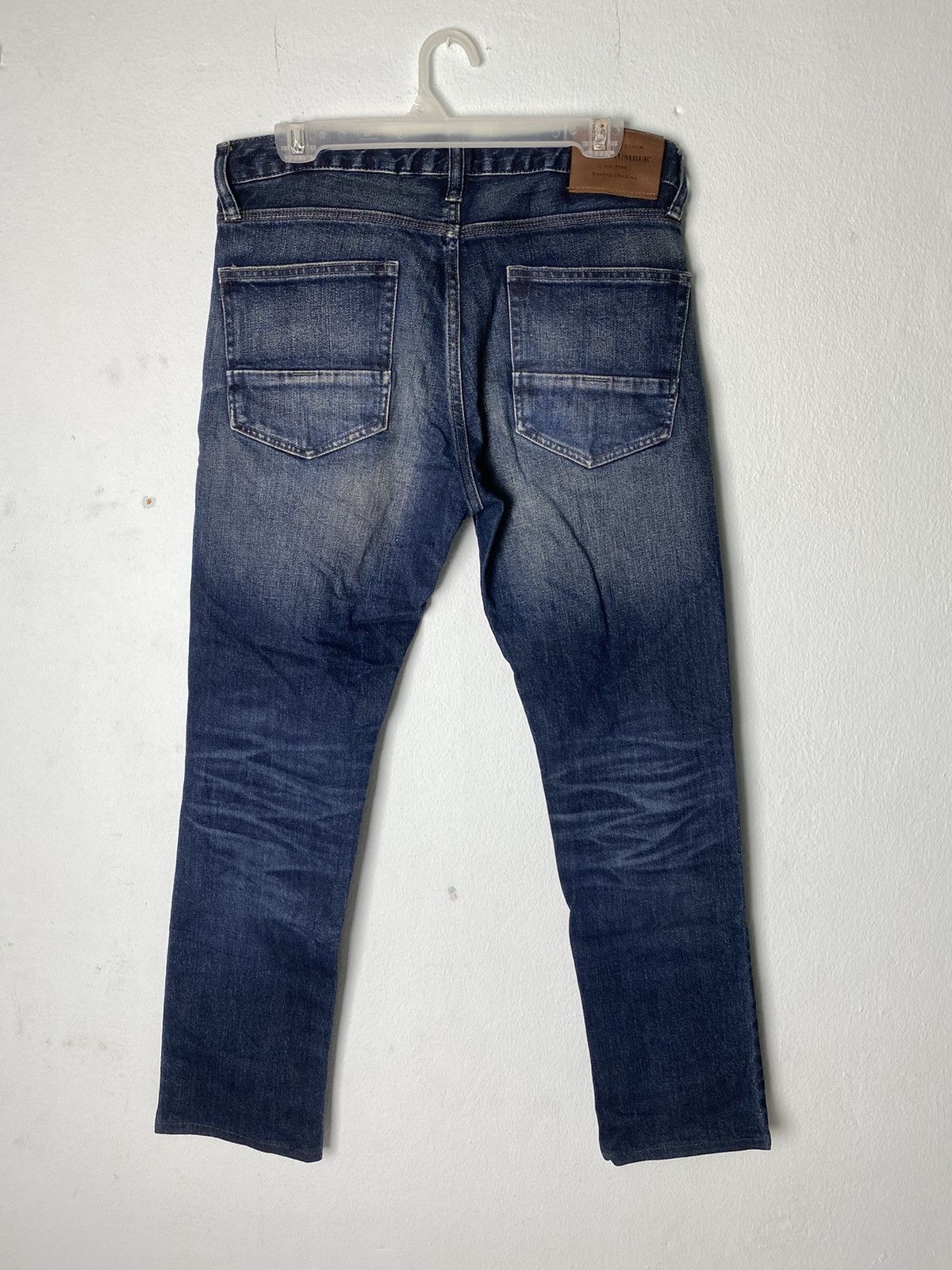 Designer × Japanese Brand Back Number Denim Pant Size US 31 - 7 Thumbnail