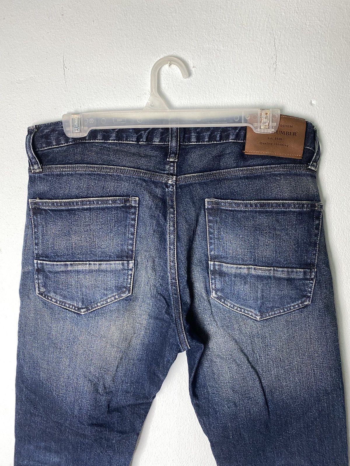 Designer × Japanese Brand Back Number Denim Pant Size US 31 - 8 Thumbnail