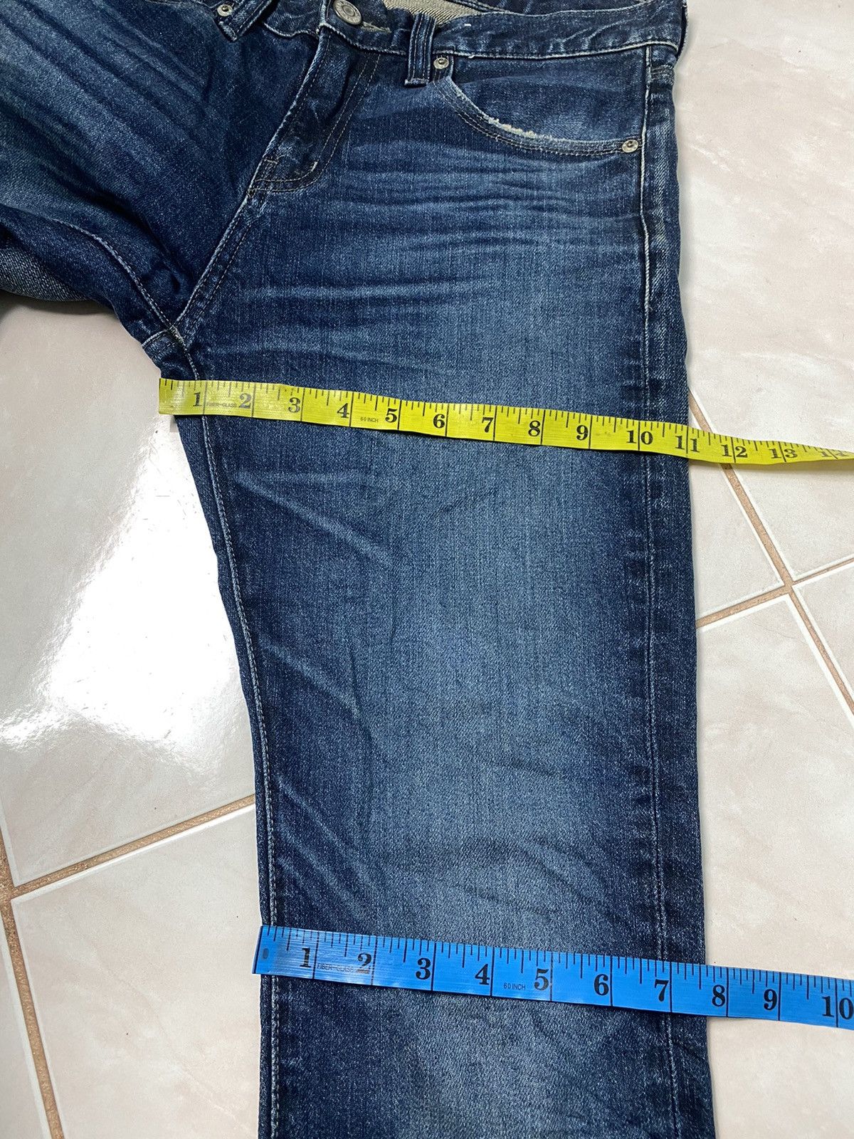 Designer × Japanese Brand Back Number Denim Pant Size US 31 - 14 Thumbnail