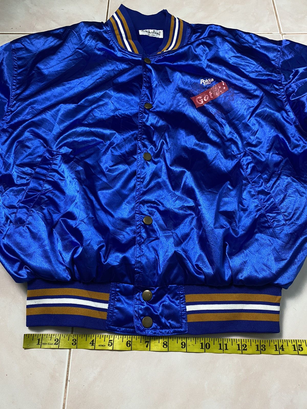 Japanese Brand × Vintage Vintage Pokka Coffee Bomber Jacket Size US M / EU 48-50 / 2 - 13 Thumbnail