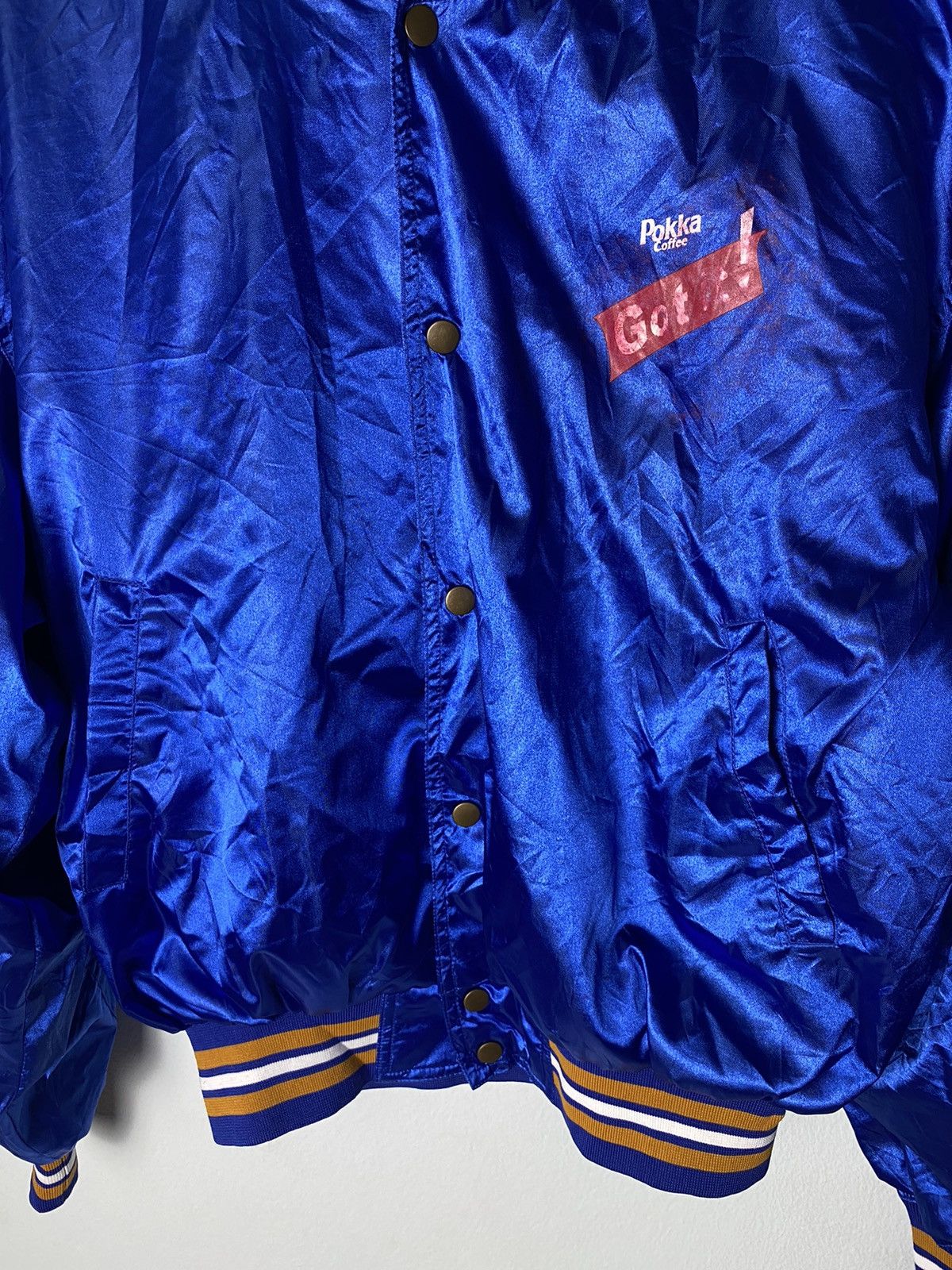 Japanese Brand × Vintage Vintage Pokka Coffee Bomber Jacket Size US M / EU 48-50 / 2 - 4 Thumbnail