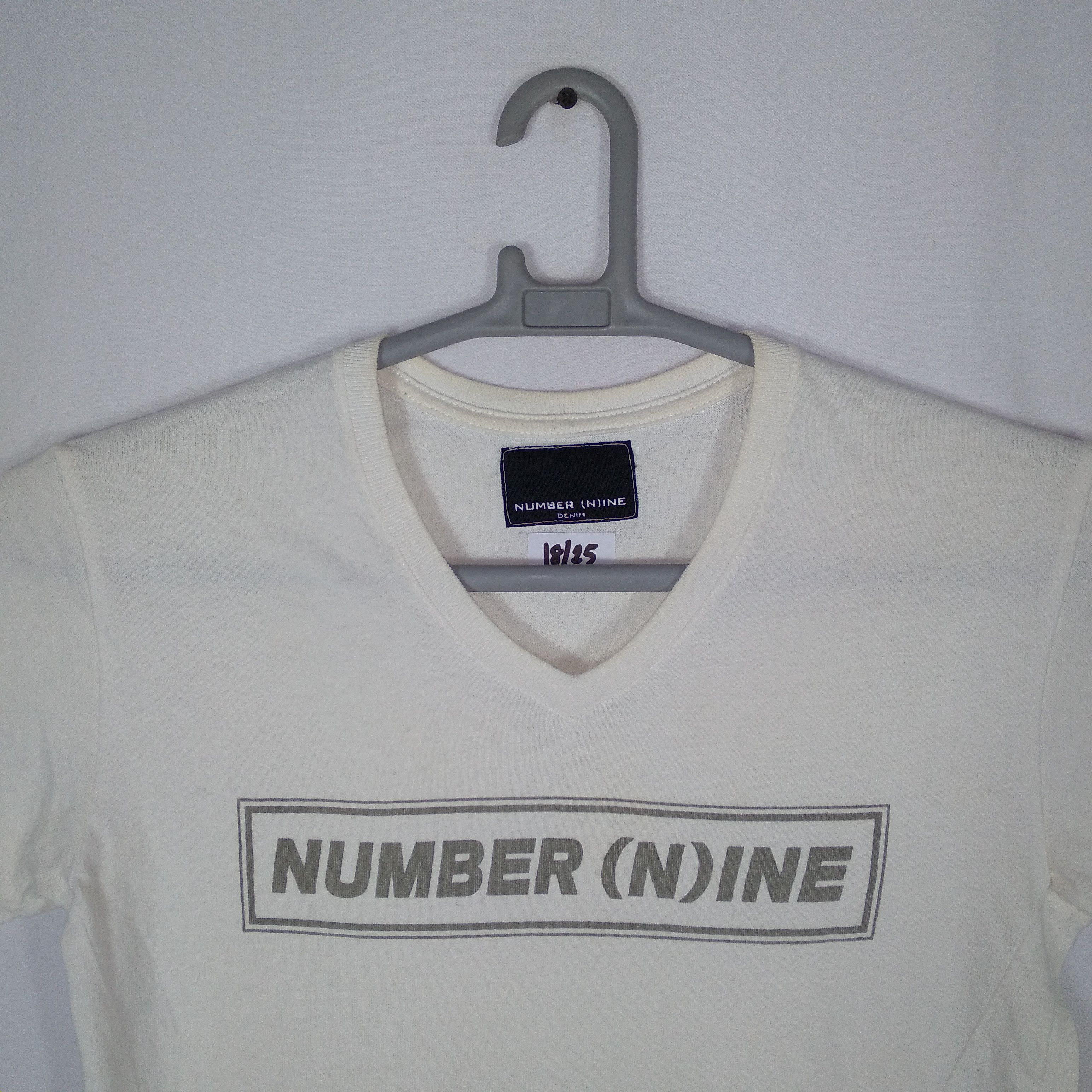 Japanese Brand × Number (N)ine × Vintage Japanese Brand Number (N)ine Box Logo Spellout Tee Size US XS / EU 42 / 0 - 2 Thumbnail